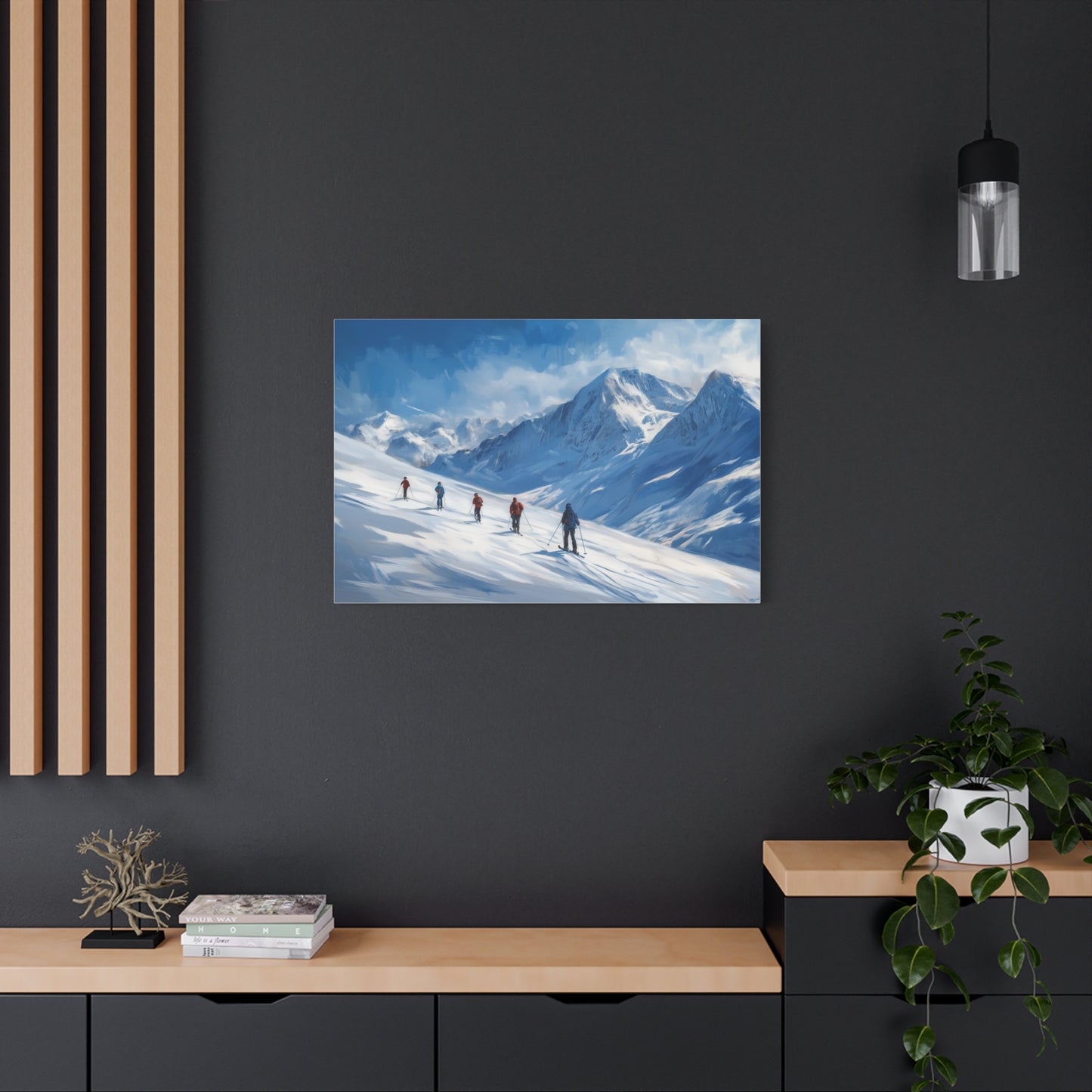 Évasion Alpine : Liberté en Pente Neigeuse