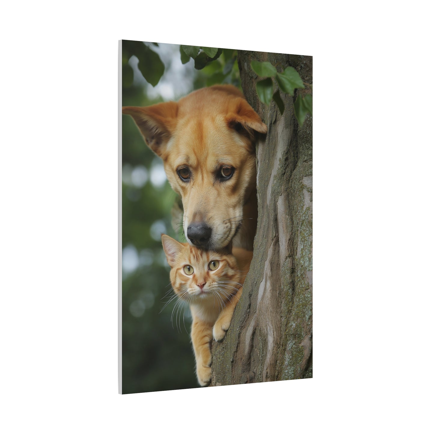 Amitié Inattendue entre Chien et Chat