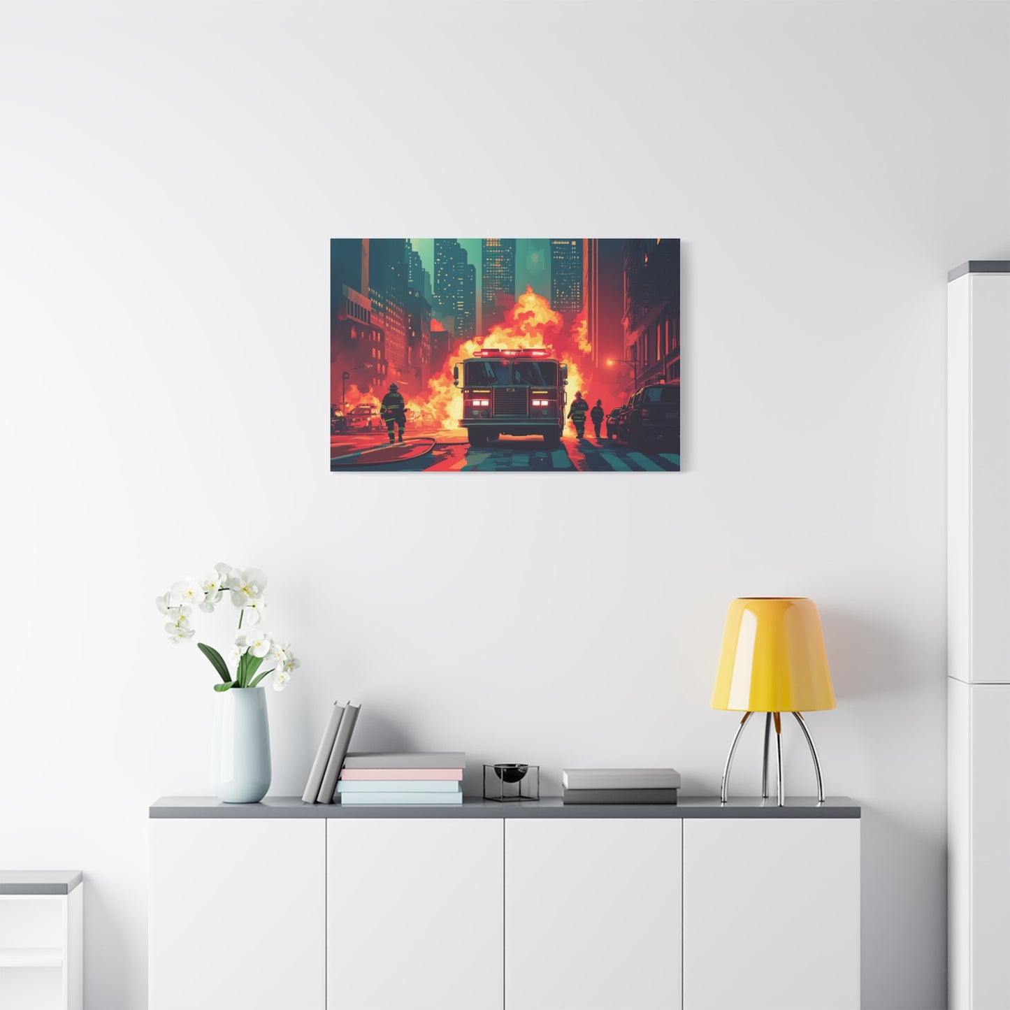 Héroïsme Urbain Flammes et Courage