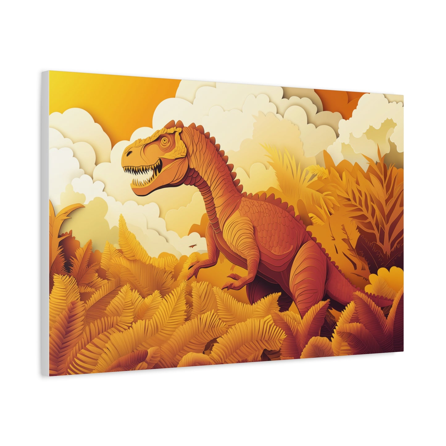 Dinosaure Majestueux à Travers le Temps