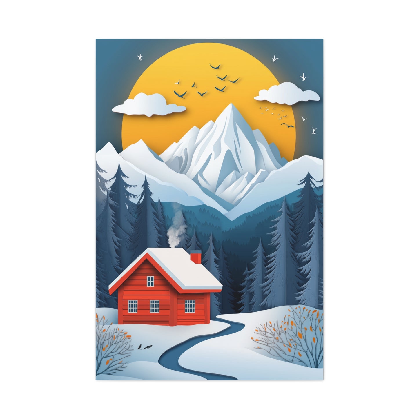 Évasion hivernale : Chalet sous le Soleil