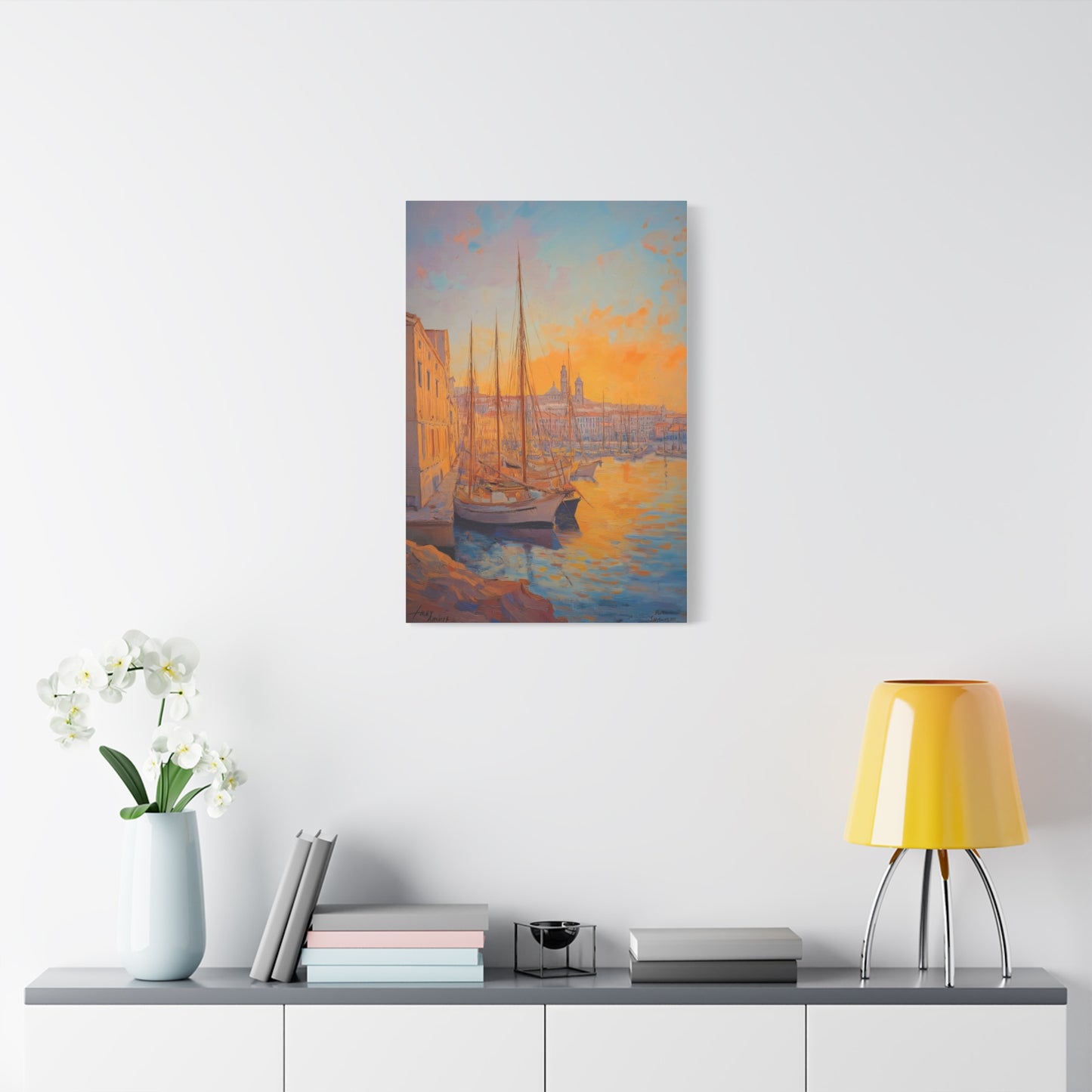 Coucher de Soleil sur le Port Tranquille