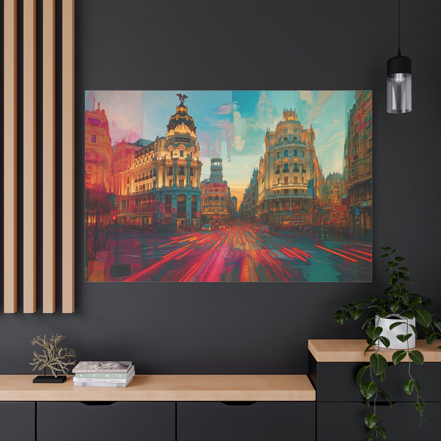 Sérénité Électrique sur la Gran Vía de Madrid