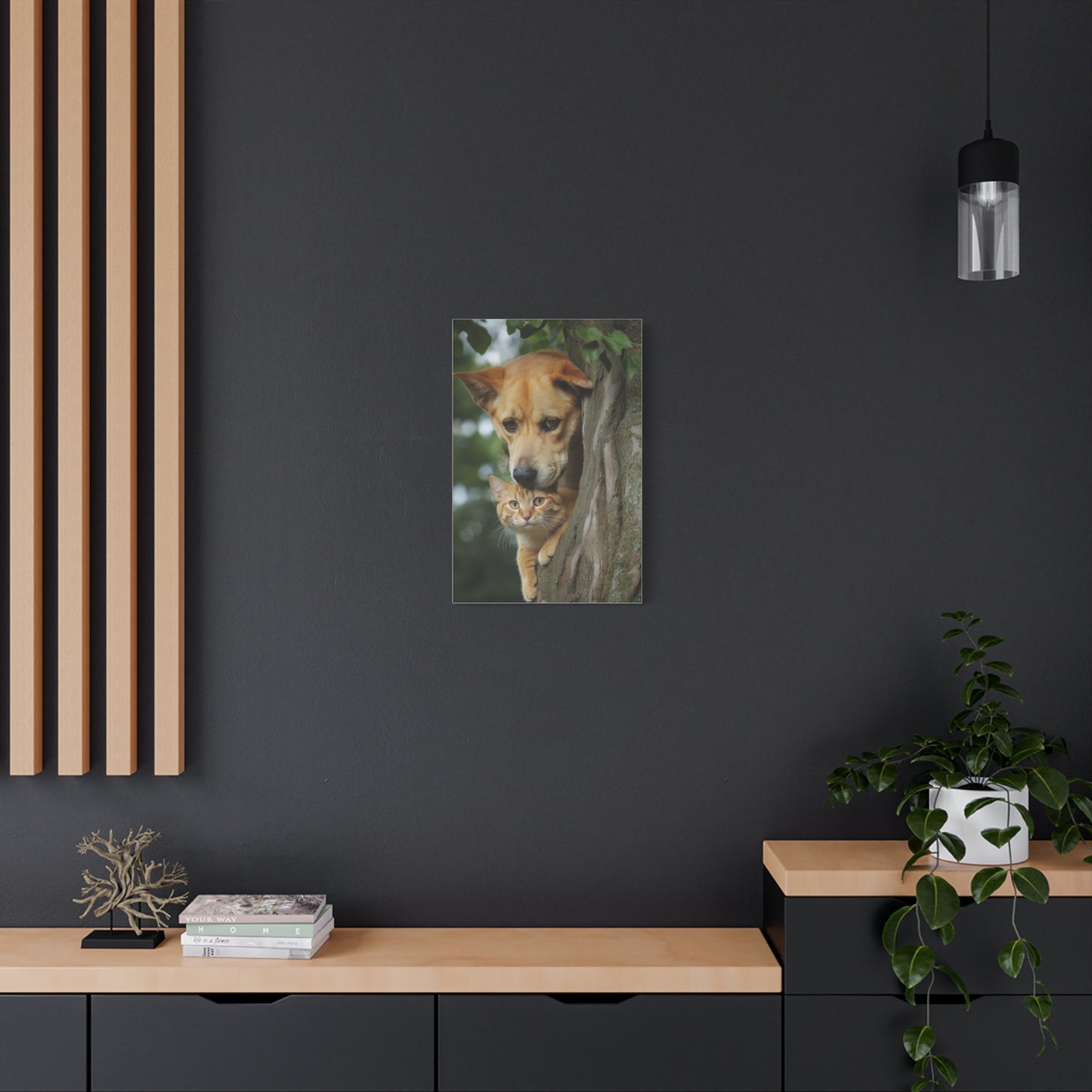 Amitié Inattendue entre Chien et Chat