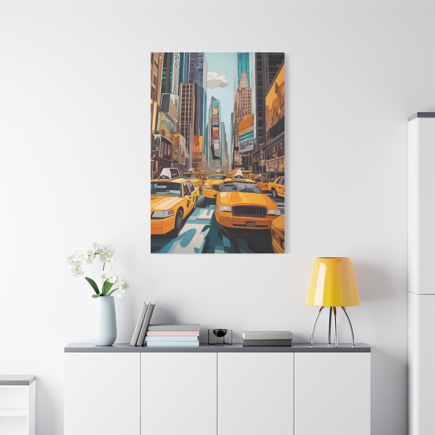 Vibrant New York : Taxis et Skylines