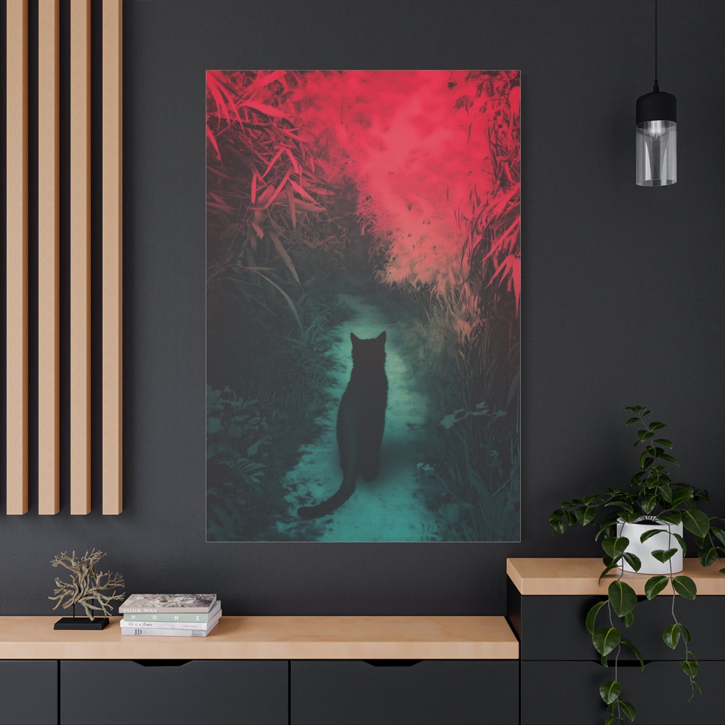 Voyage Mystique au Crépuscule Rouge