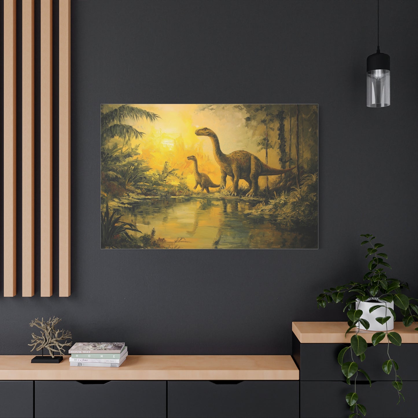 Éveil Jurassique au Lever du Soleil