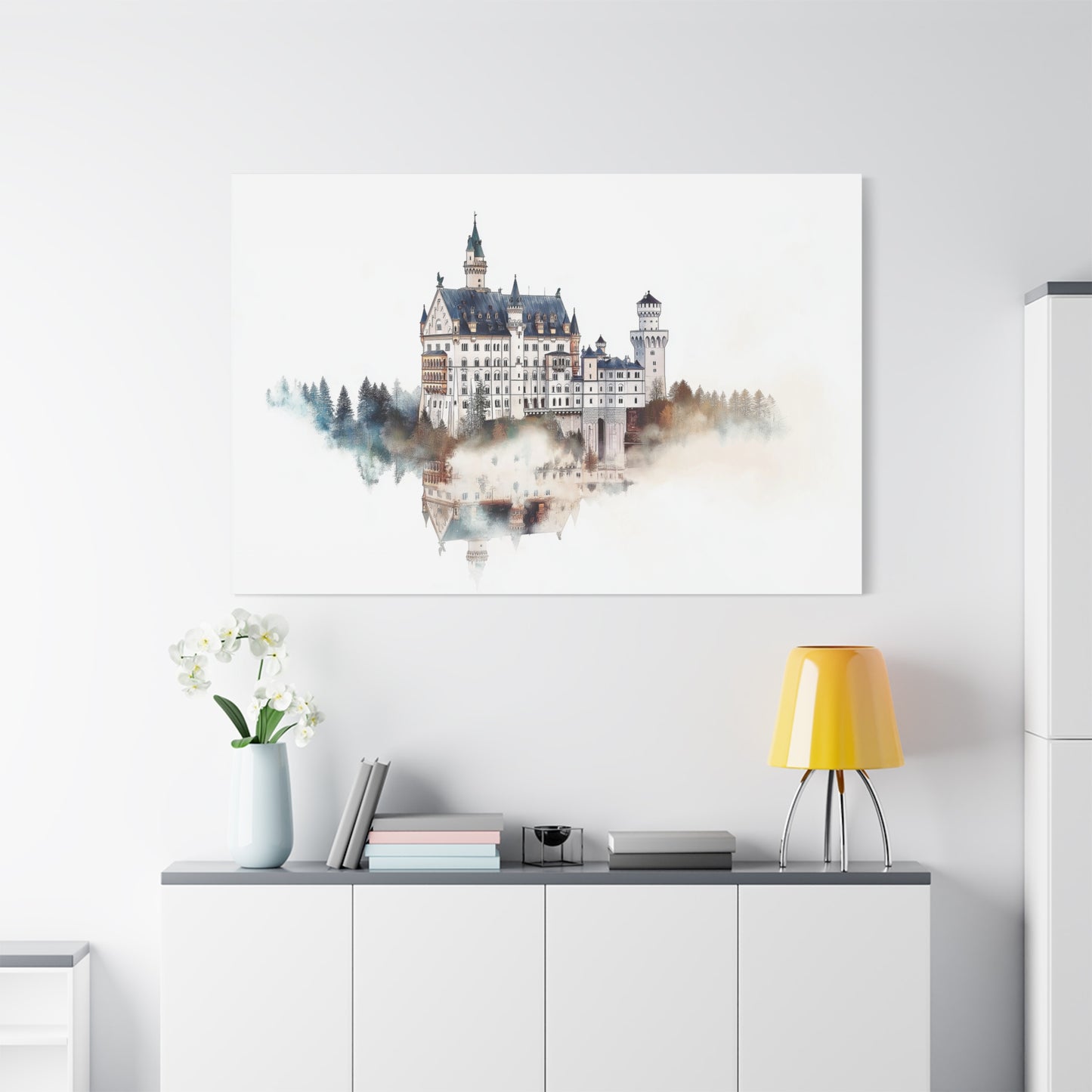 Château de Neuschwanstein au Coeur des Nuages