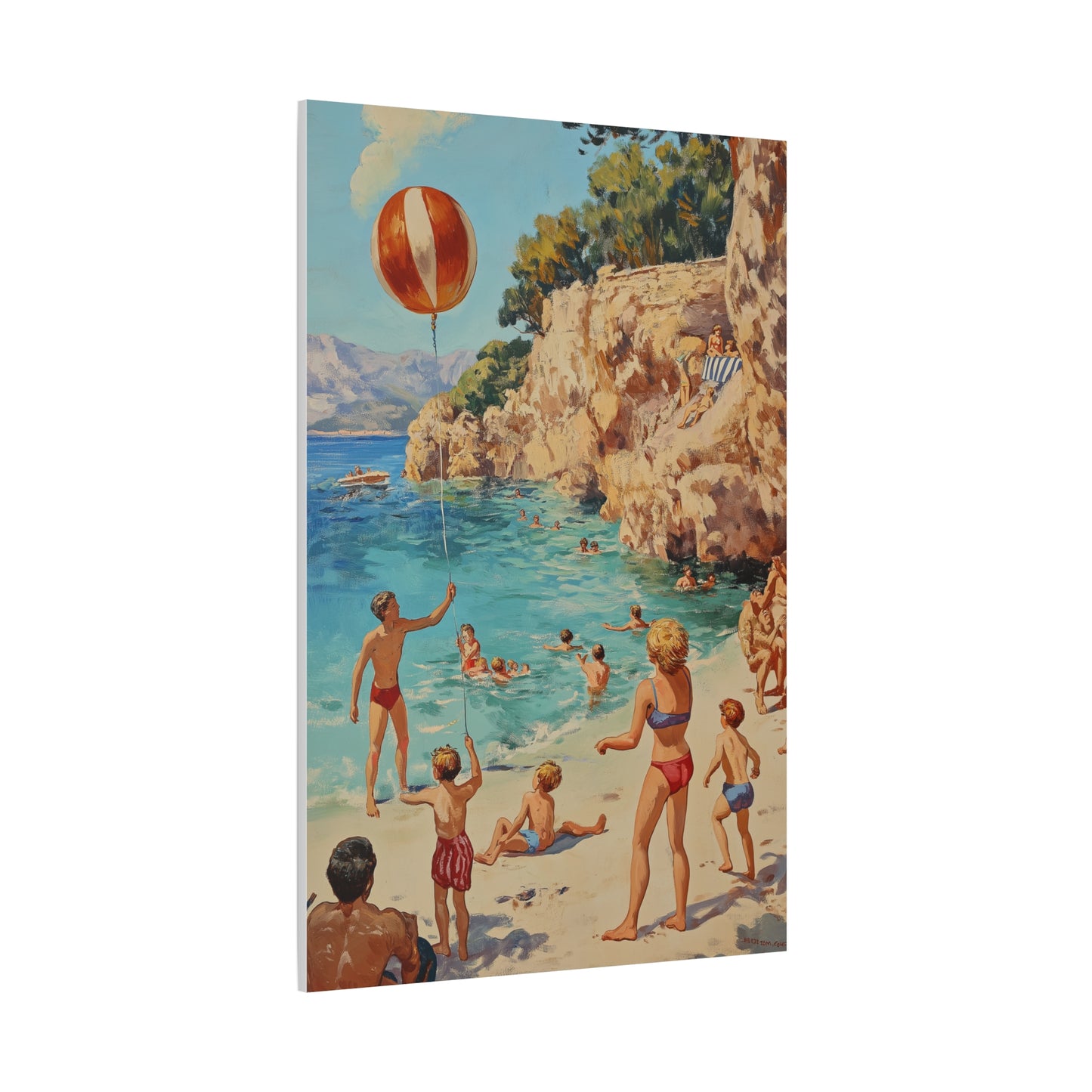 Évasion Ensoleillée sur la Plage Méditerranéenne