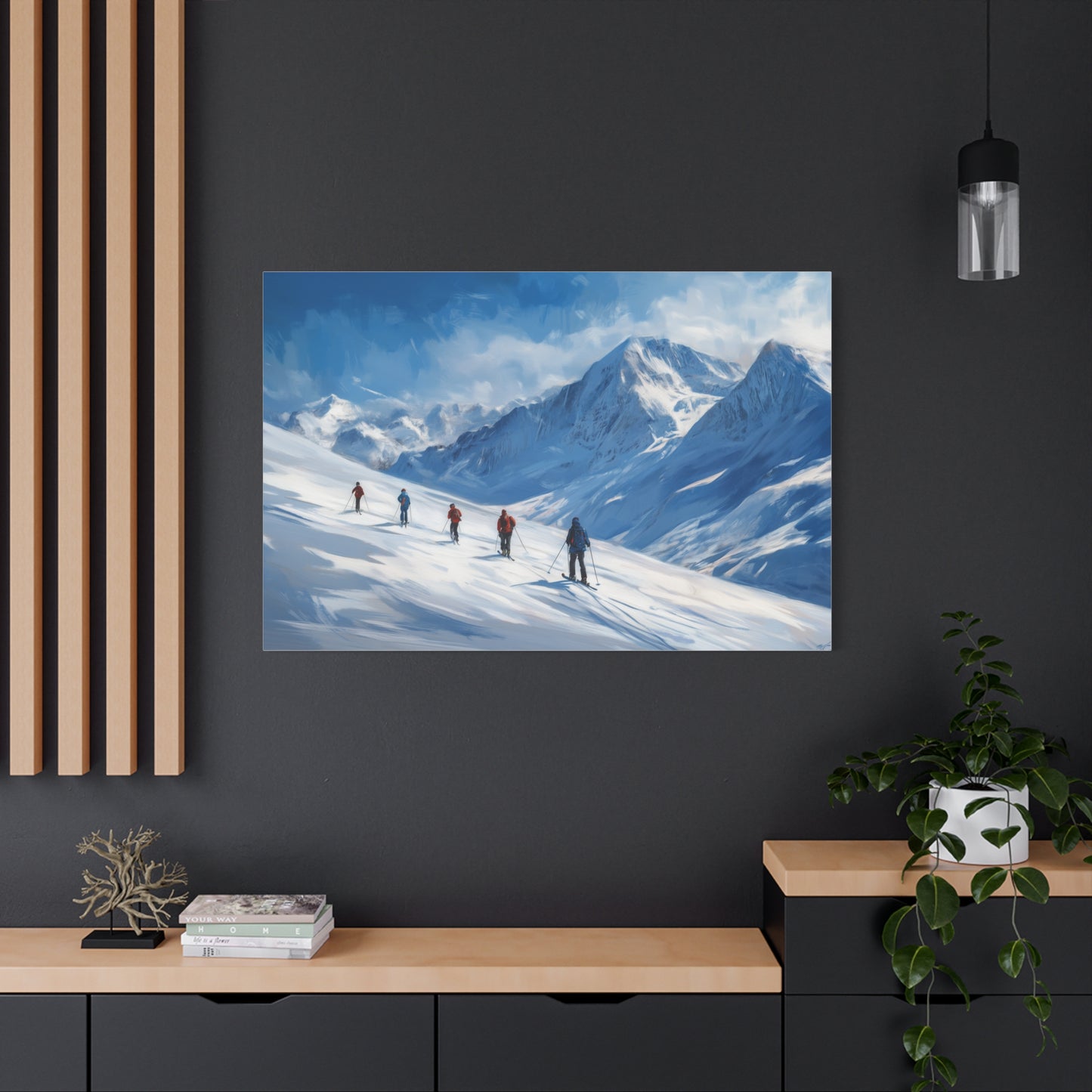 Évasion Alpine : Liberté en Pente Neigeuse