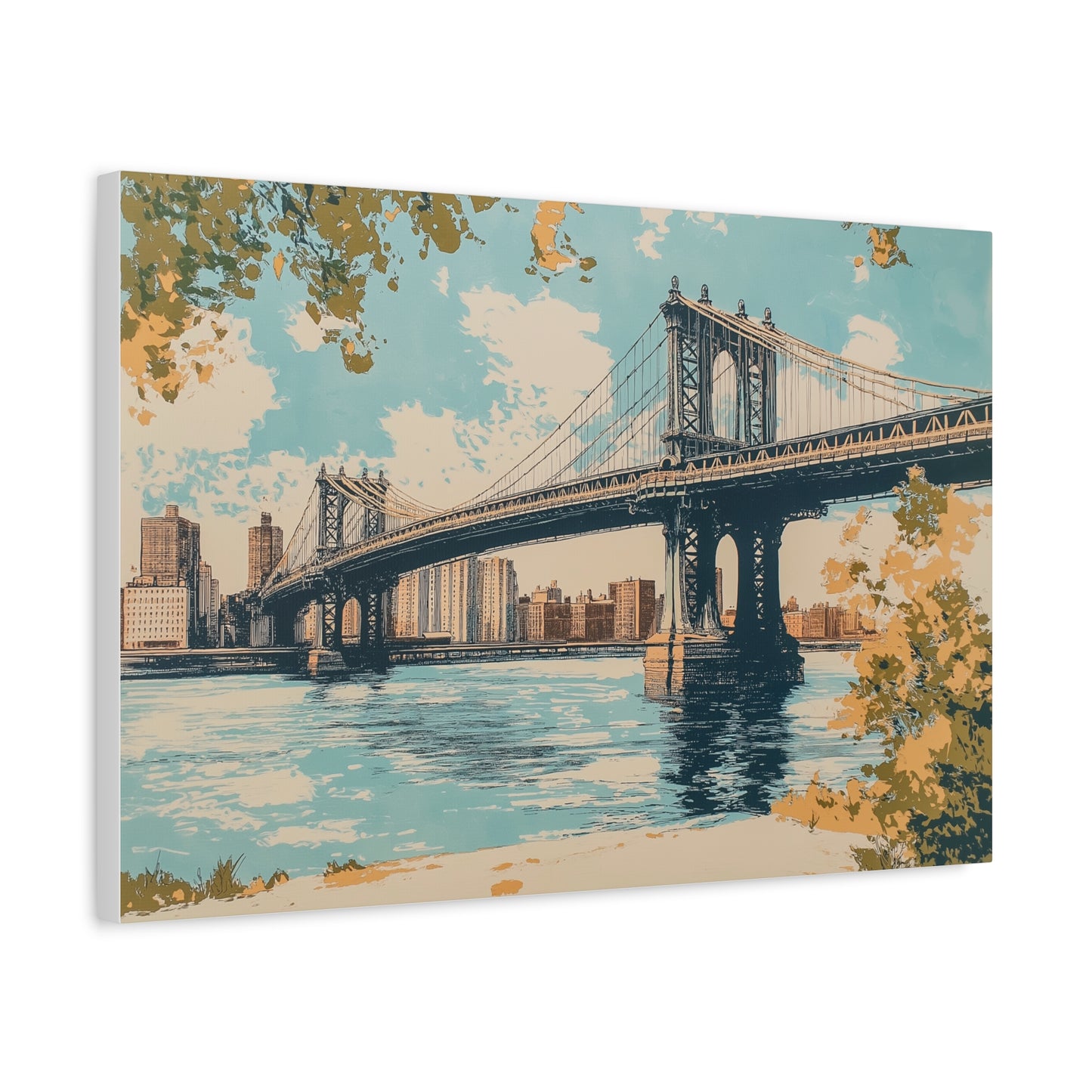 Rêverie devant le Pont de Manhattan