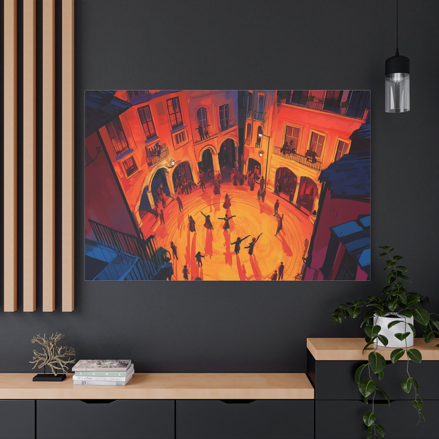 Danse enflammée au cœur de la ville