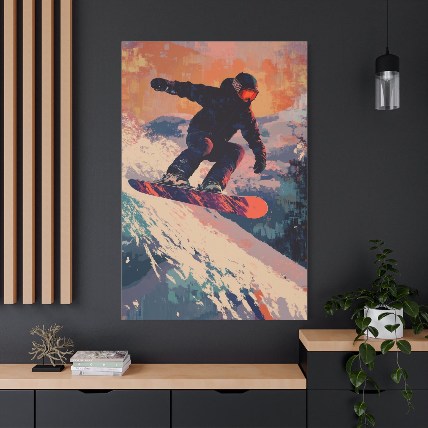 Snowboarder en Action: Vivez l'Adrénaline!