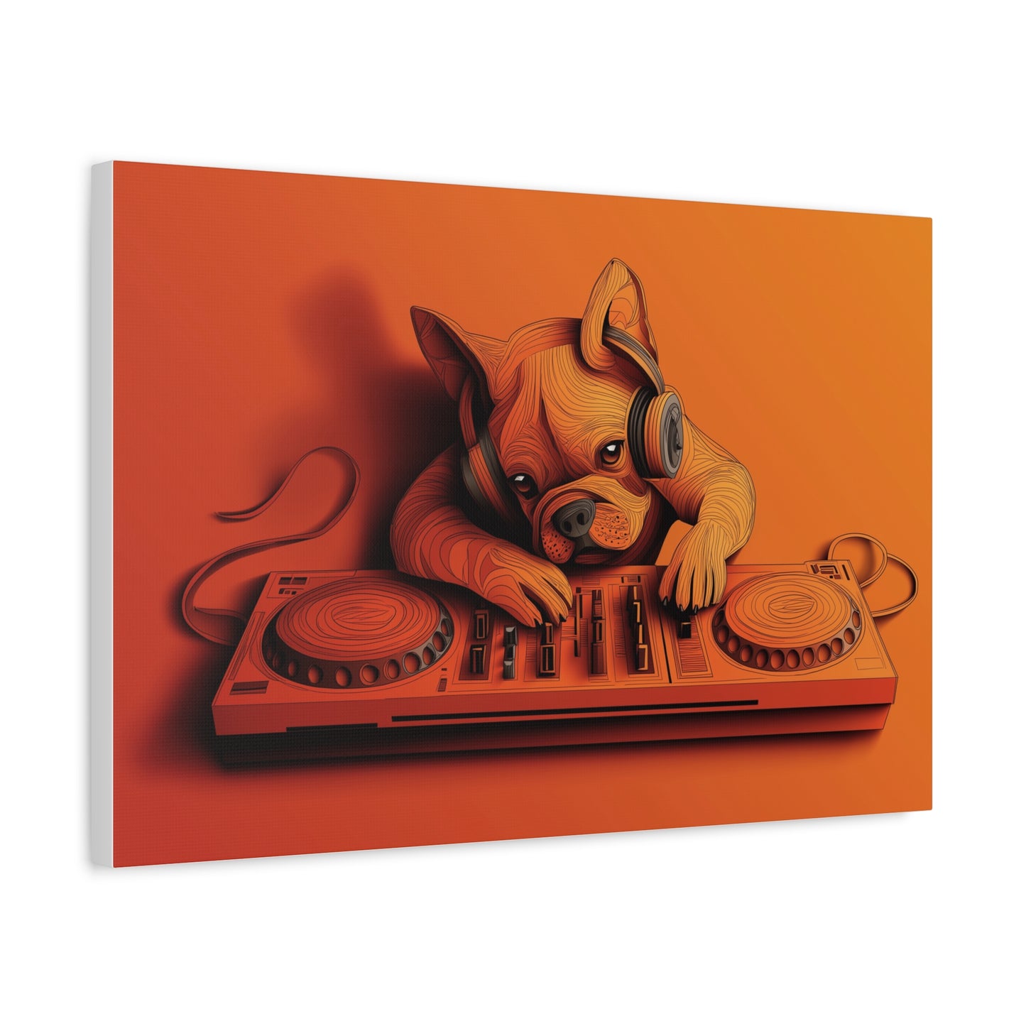 DJ Bulldog en pleine session mixage