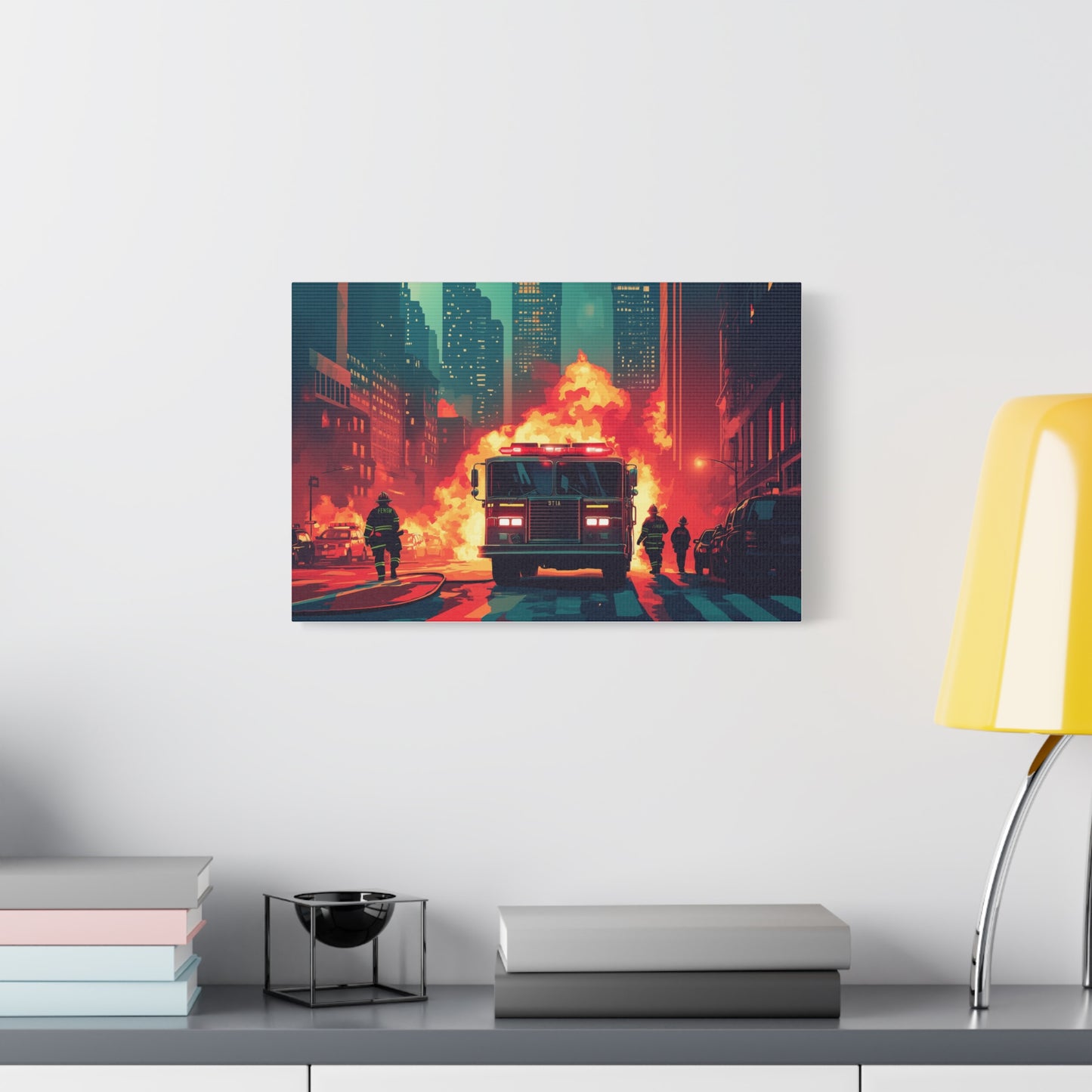 Héroïsme Urbain Flammes et Courage
