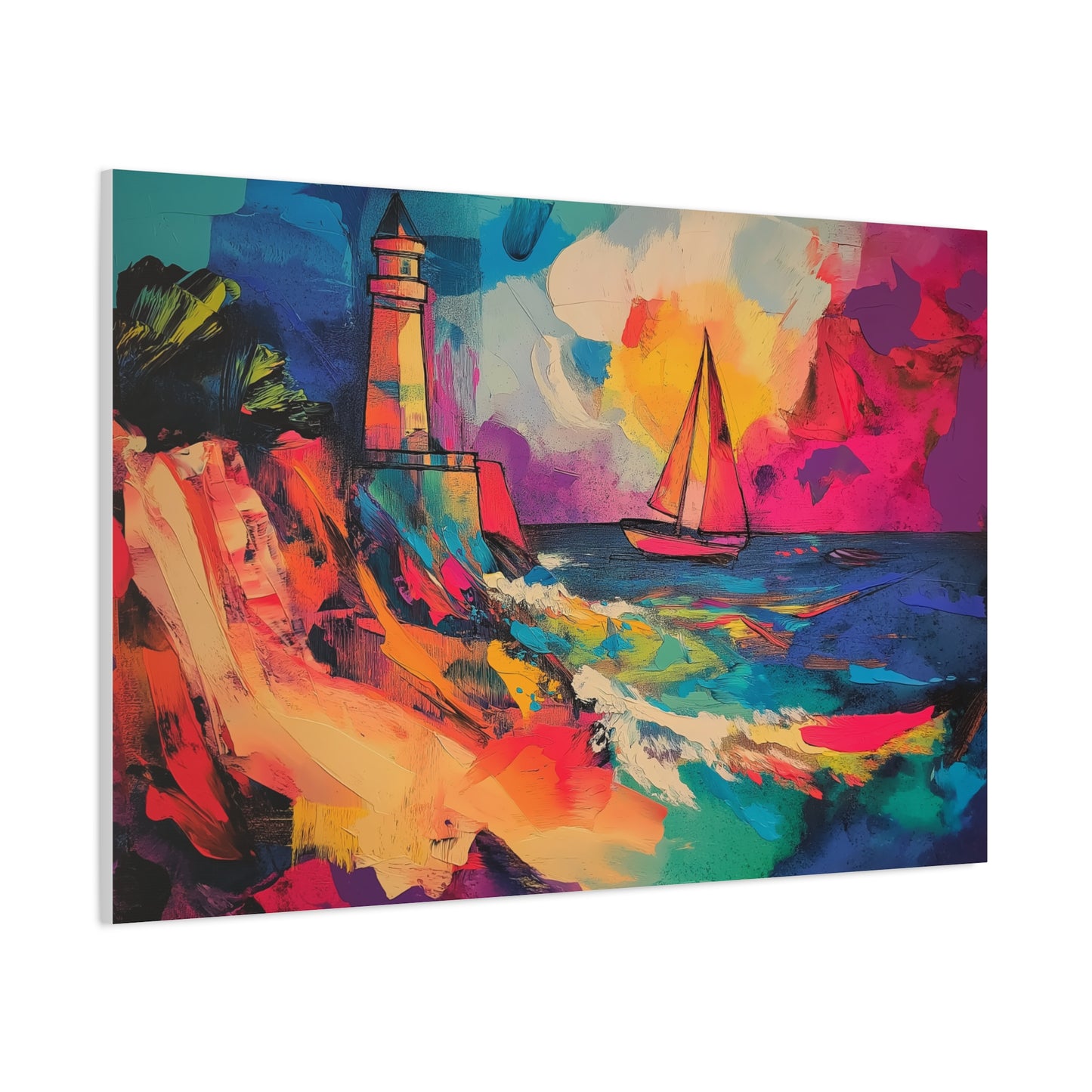 Évasion Colorée en Bord de Mer