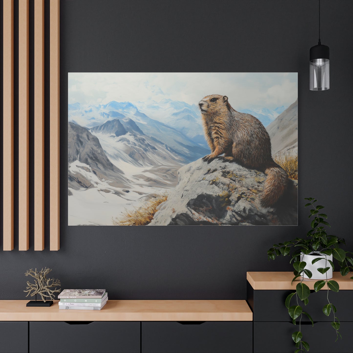 Marmotte Majestueuse des Sommets Alpins