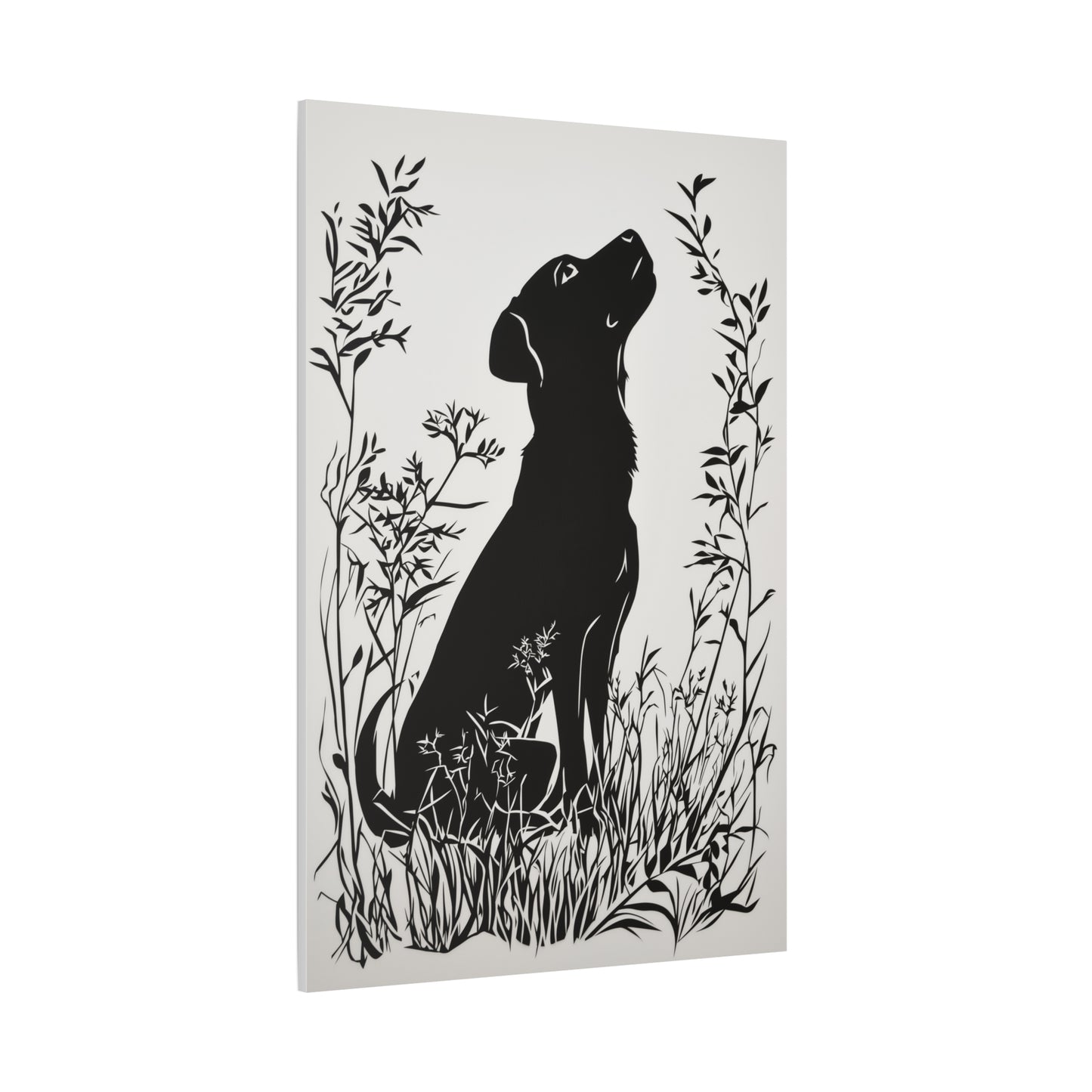 Chien Rêveur dans la Nature Sauvage