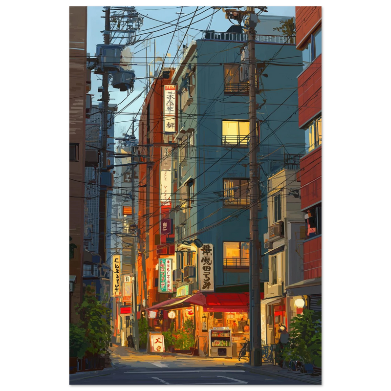Quartier Namba et Lumières Chaudes - œuvre