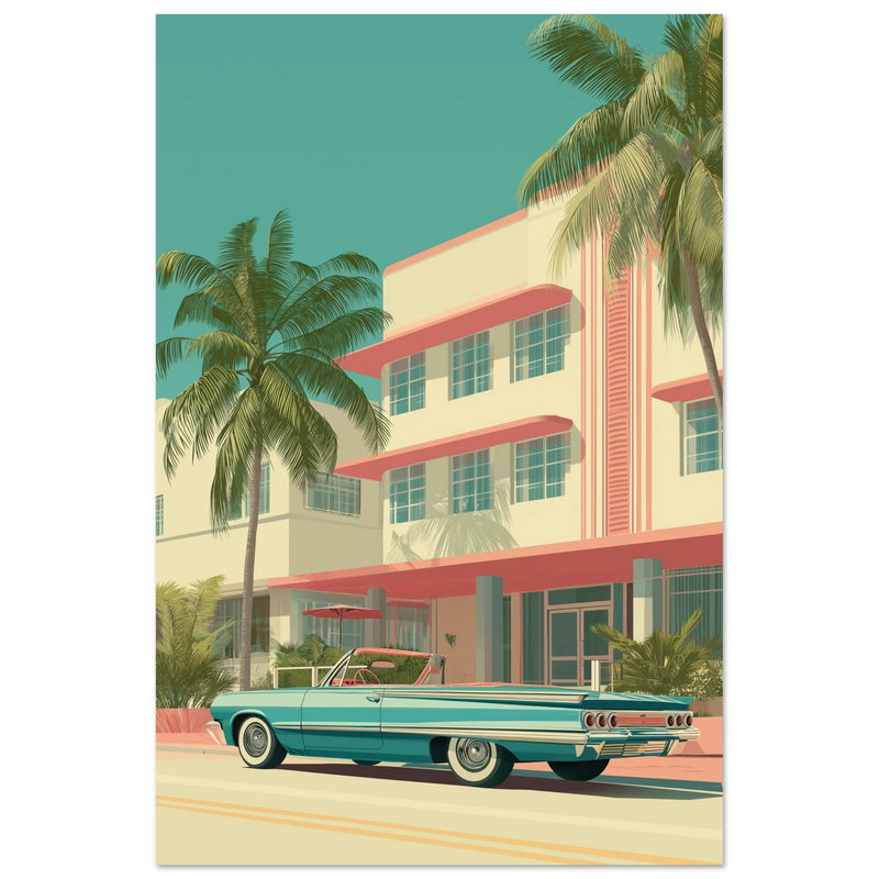 Cadillac Turquoise - œuvre