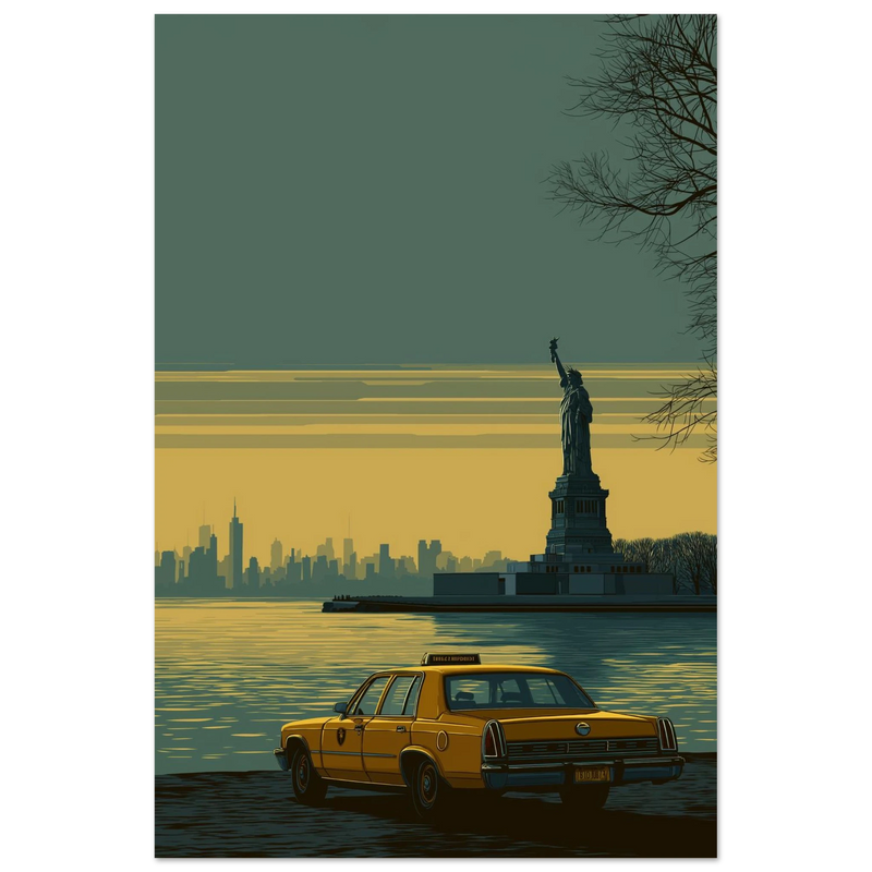 Le Taxi de Liberty Island - œuvre