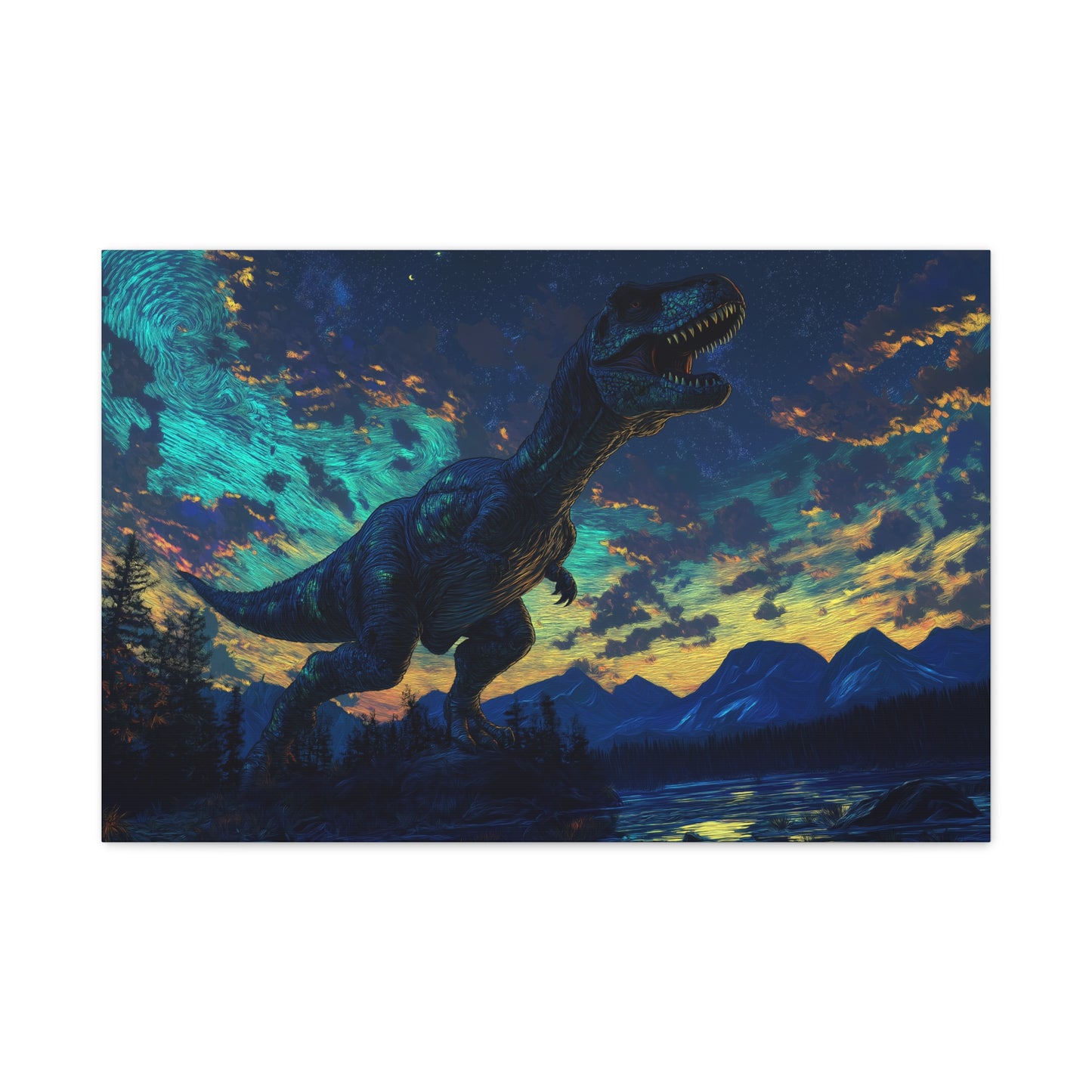 Éveil Majestueux du T-Rex Crépusculaire