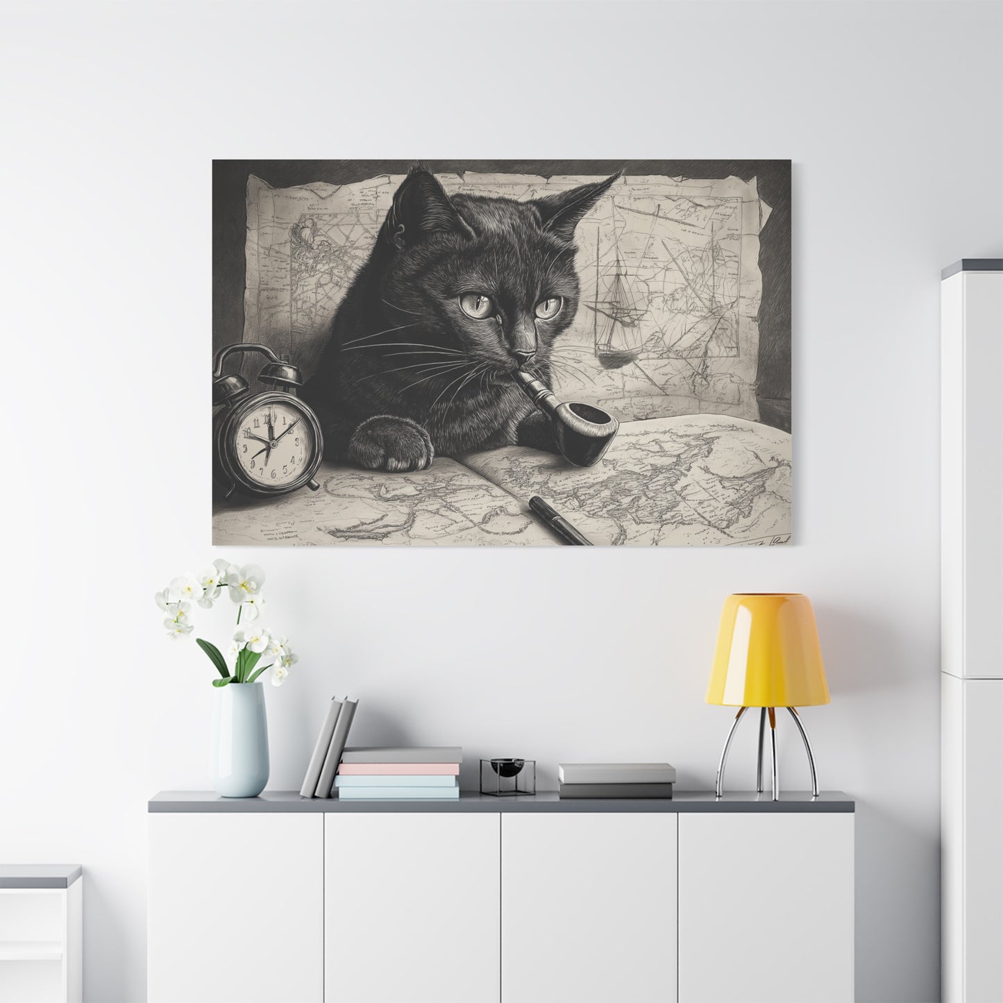 Chat Explorateur: Voyage au-delà des Mers