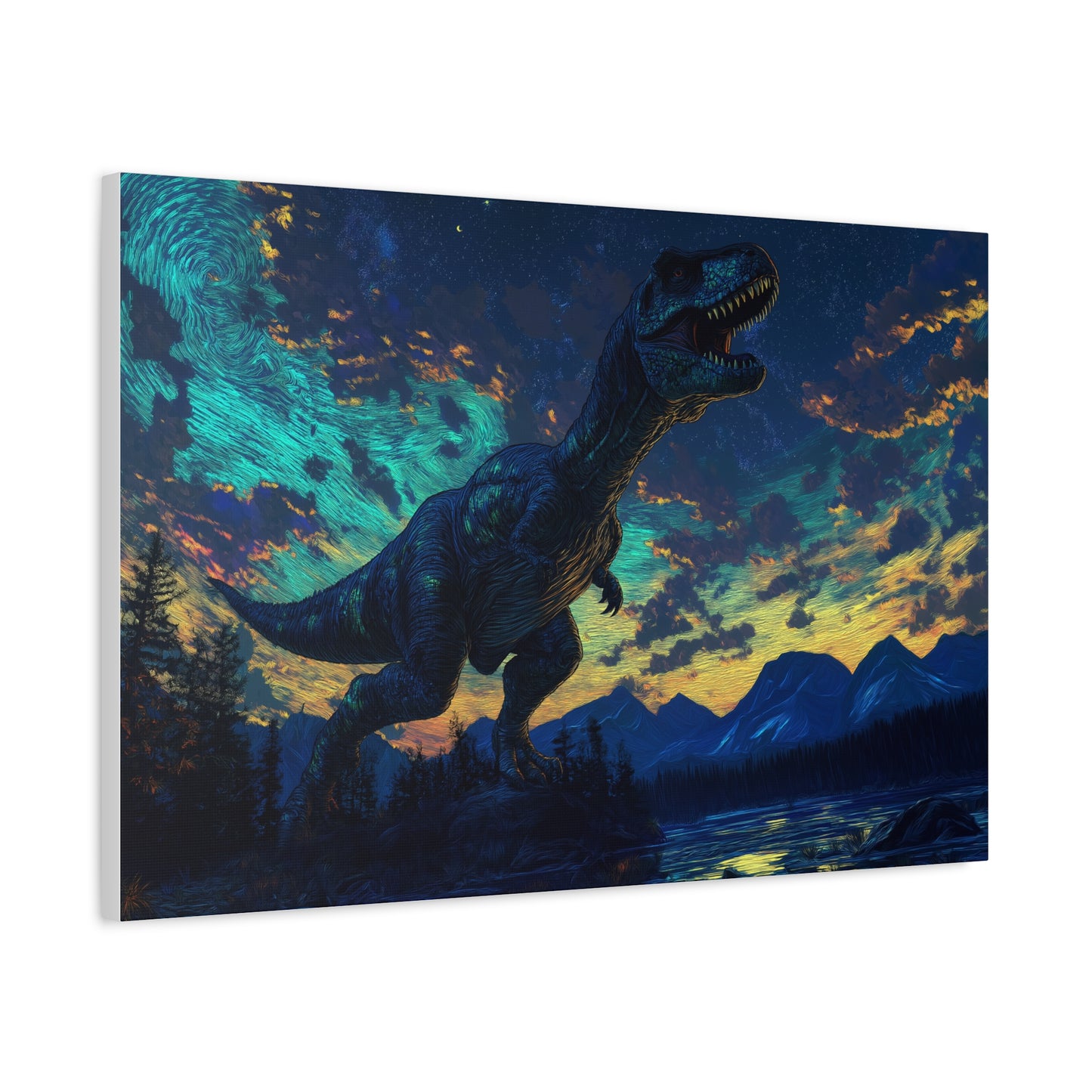 Éveil Majestueux du T-Rex Crépusculaire