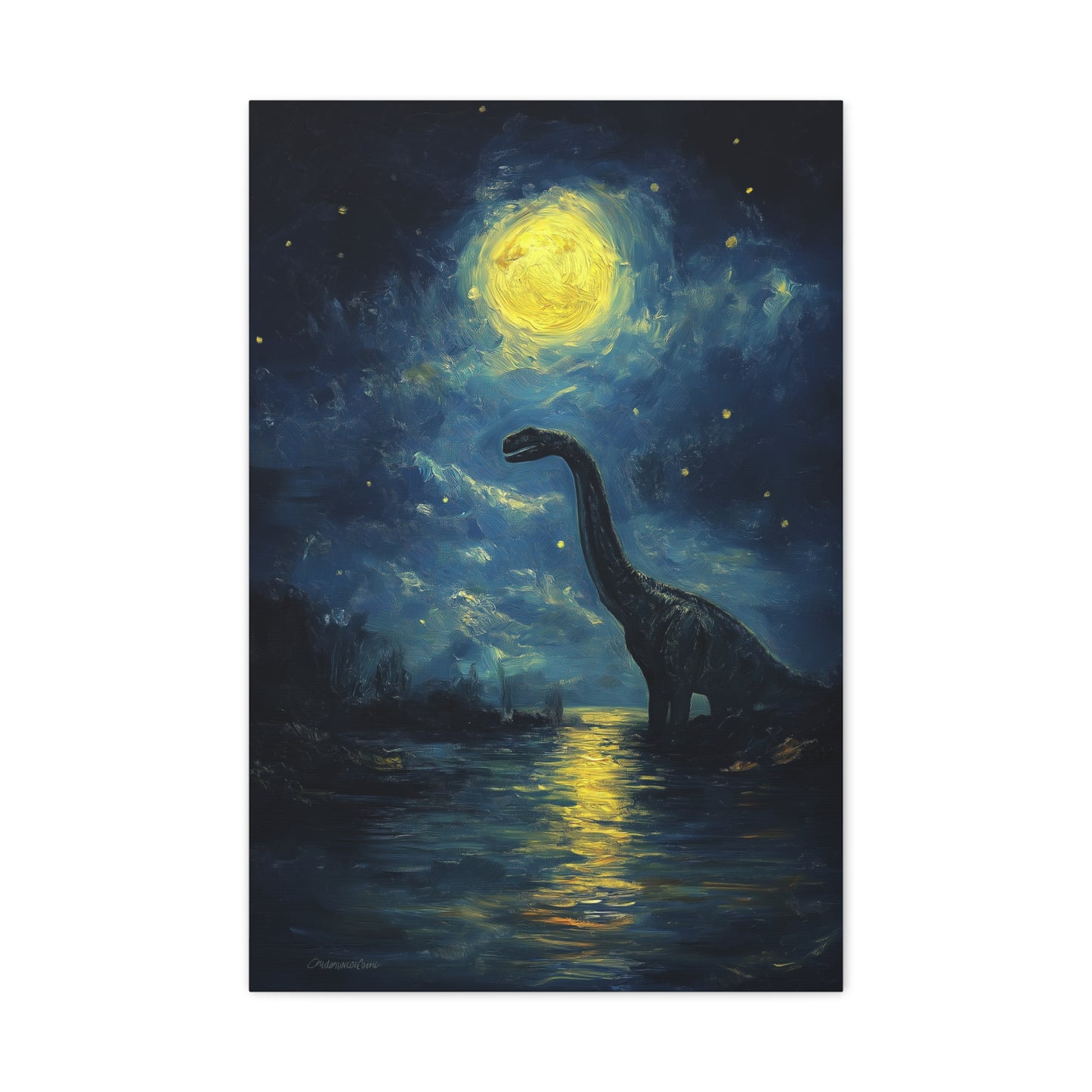 Sous la Lune, le Géant Éveille sa Nuit