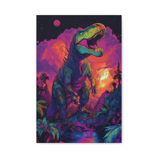 Dino Sunrise: Explosion de Couleurs!