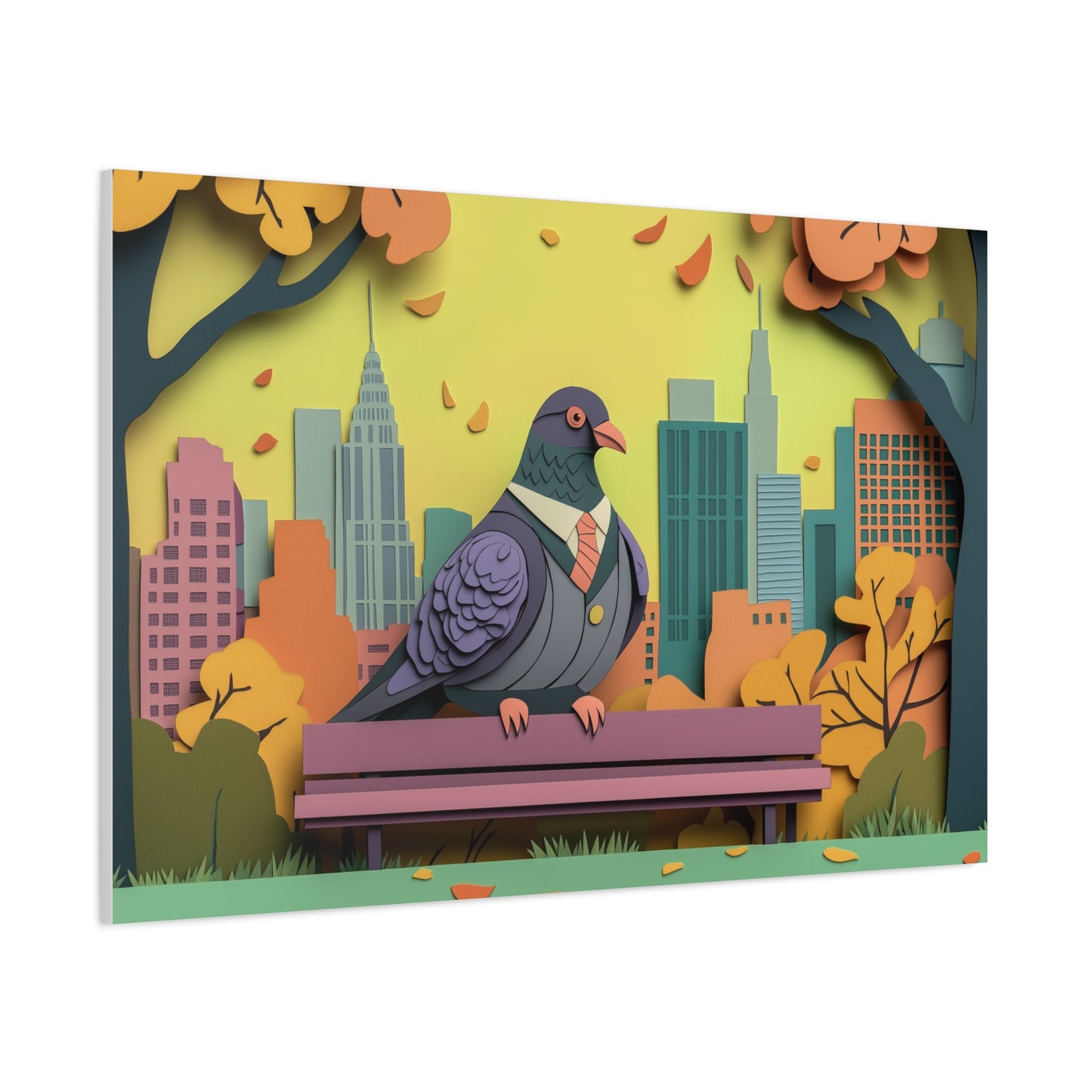 Pigeon d'Affaires en Ville Magnifique