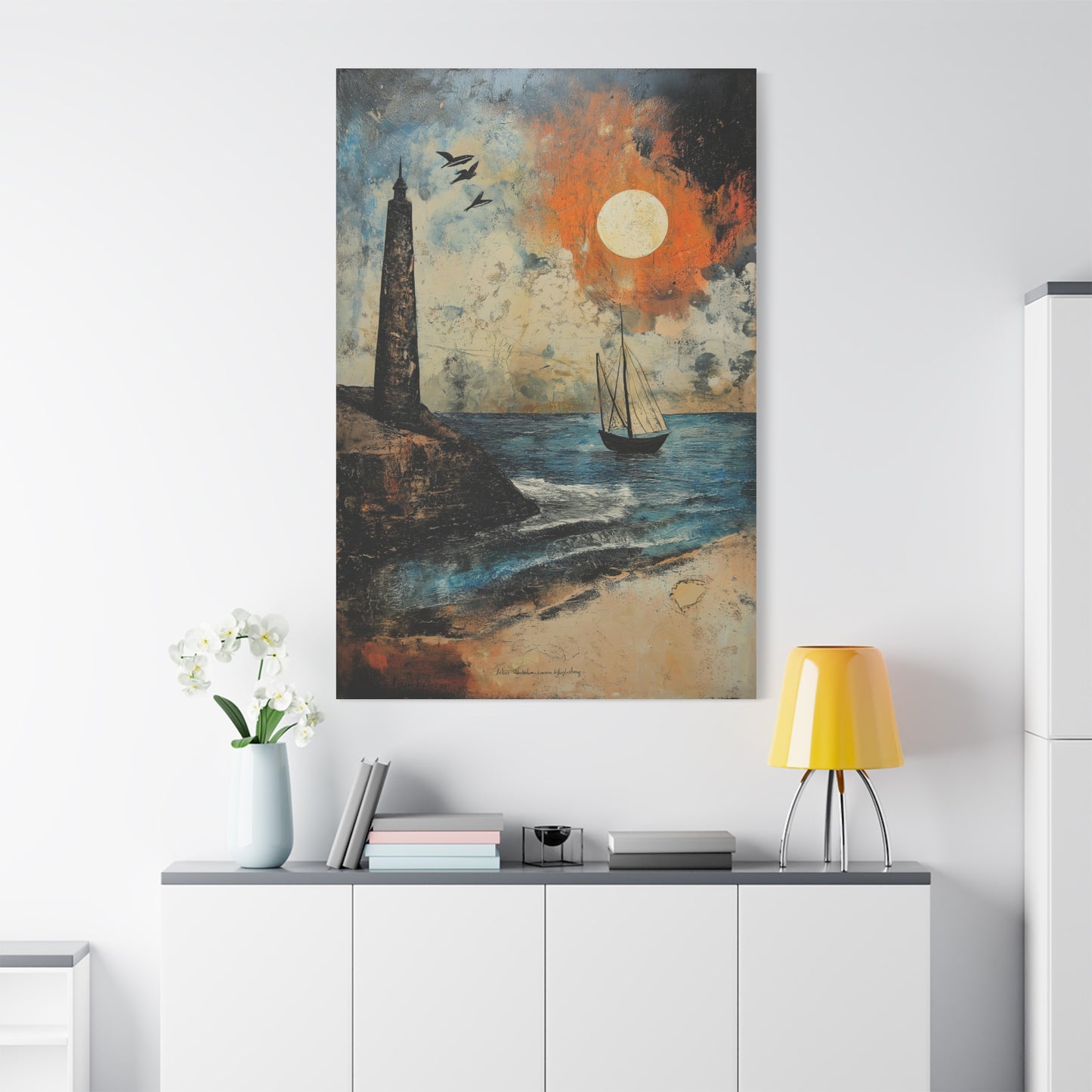 Évasion Crépusculaire au Bord de Mer