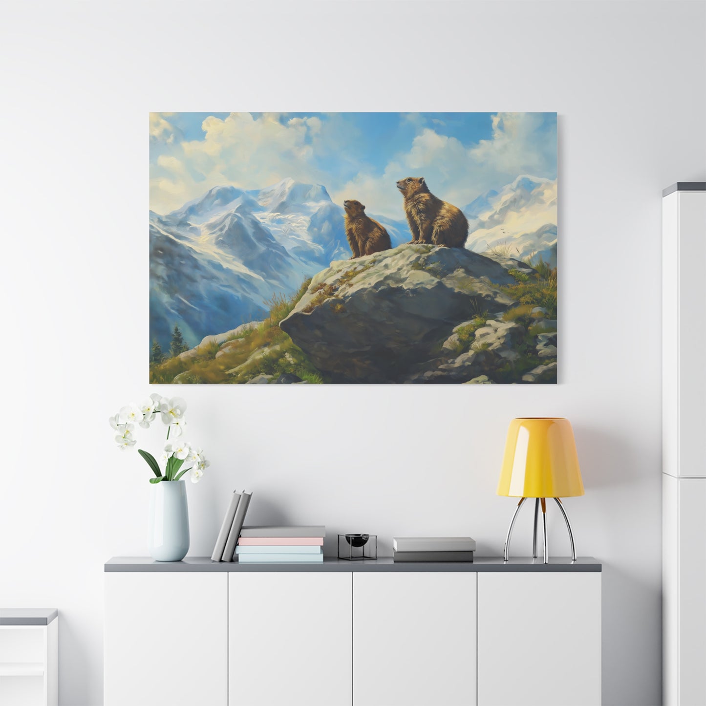 L'appel des Marmottes sur les Sommets Alpins