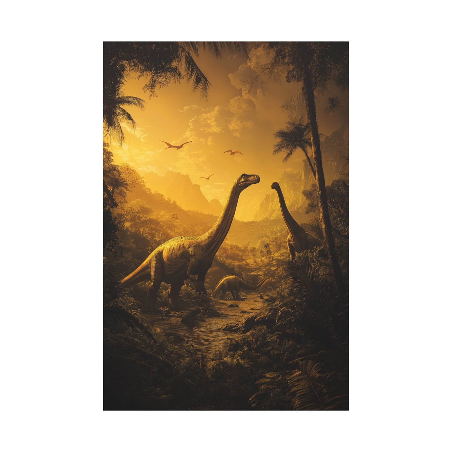"Évasion Jurassique : Voyage au Temps des Géants"