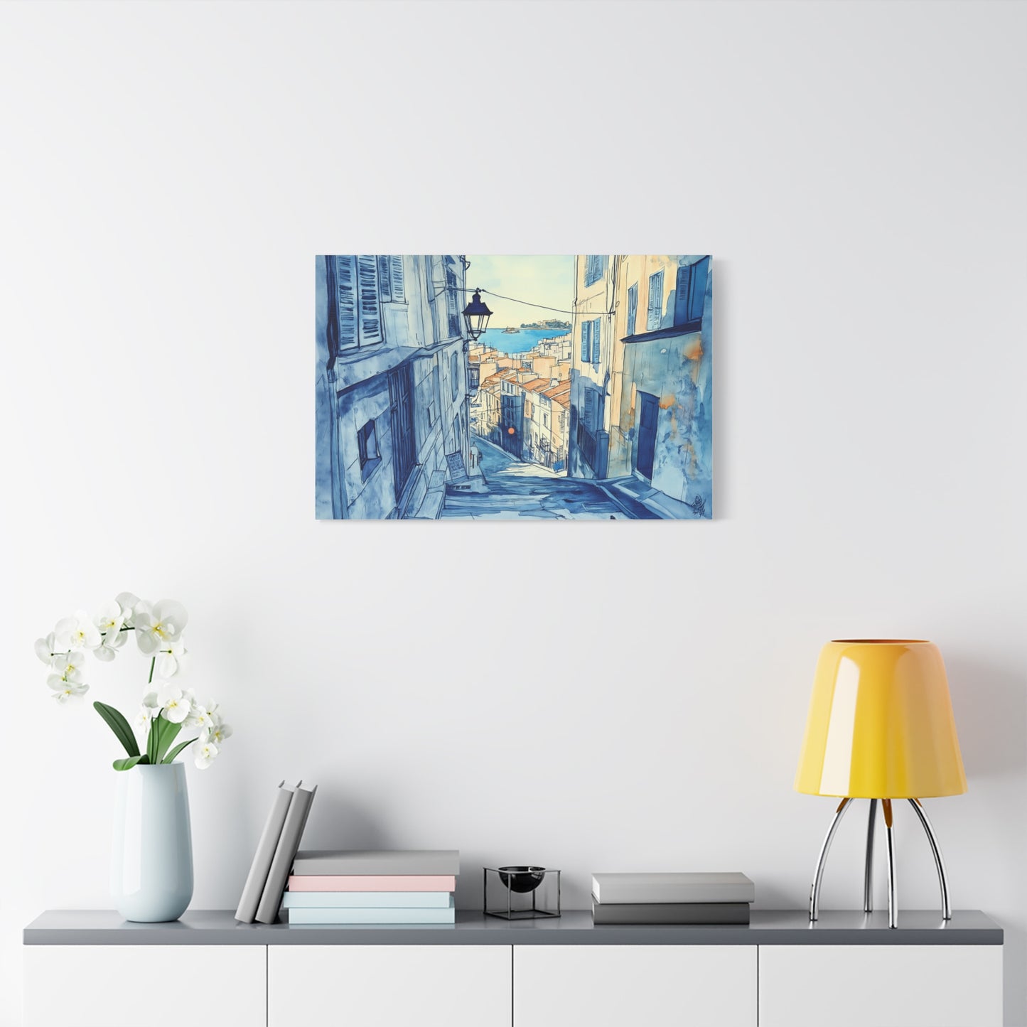 Une Rue du Panier en Aquarelle