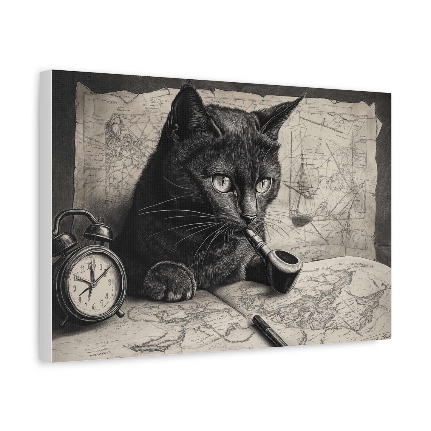 Chat Explorateur: Voyage au-delà des Mers