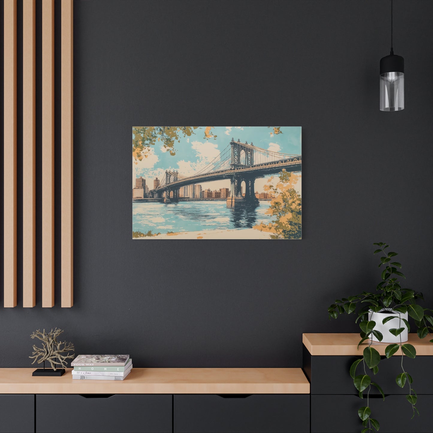 Rêverie devant le Pont de Manhattan