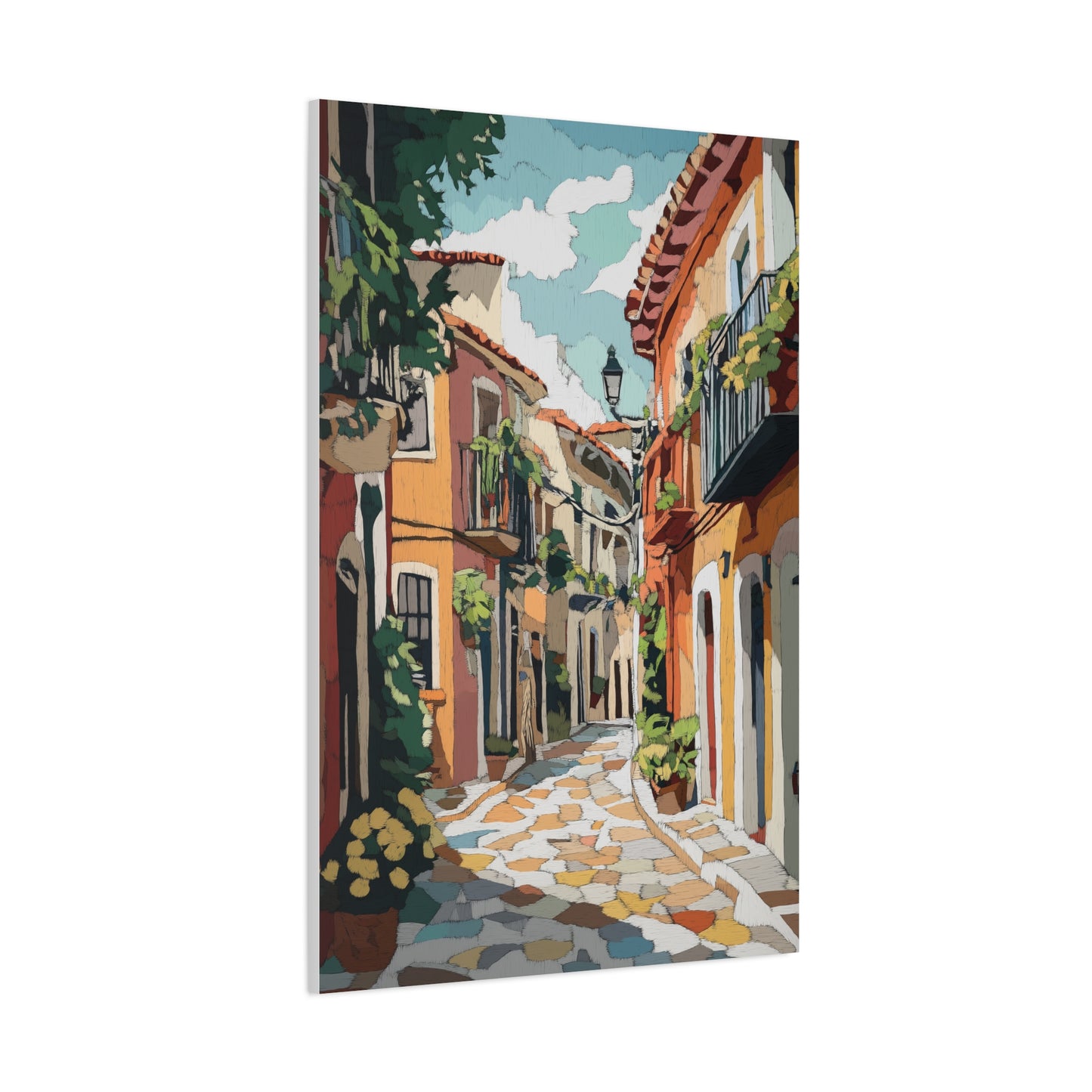 Évasion Colorée dans une Ruelle à Séville
