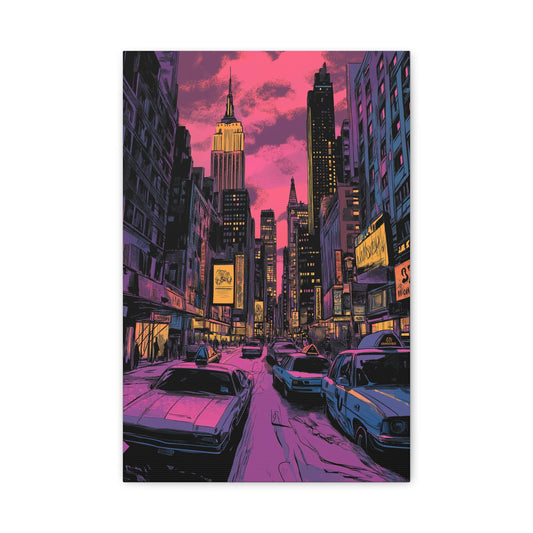 Crépuscule Urbain à New York