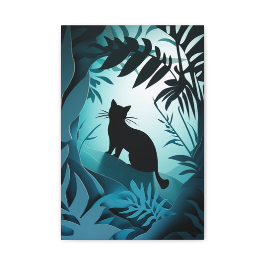 Mystère Félin dans la Jungle Sereine