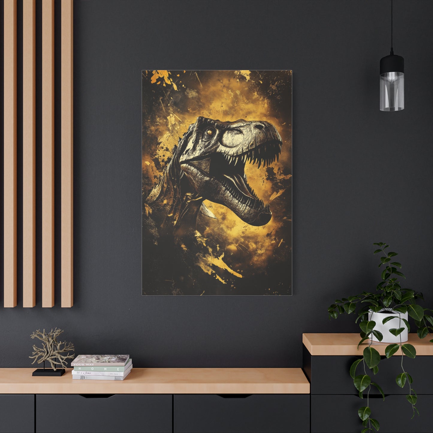 Rugissement Jurassique : Art Primal Chic