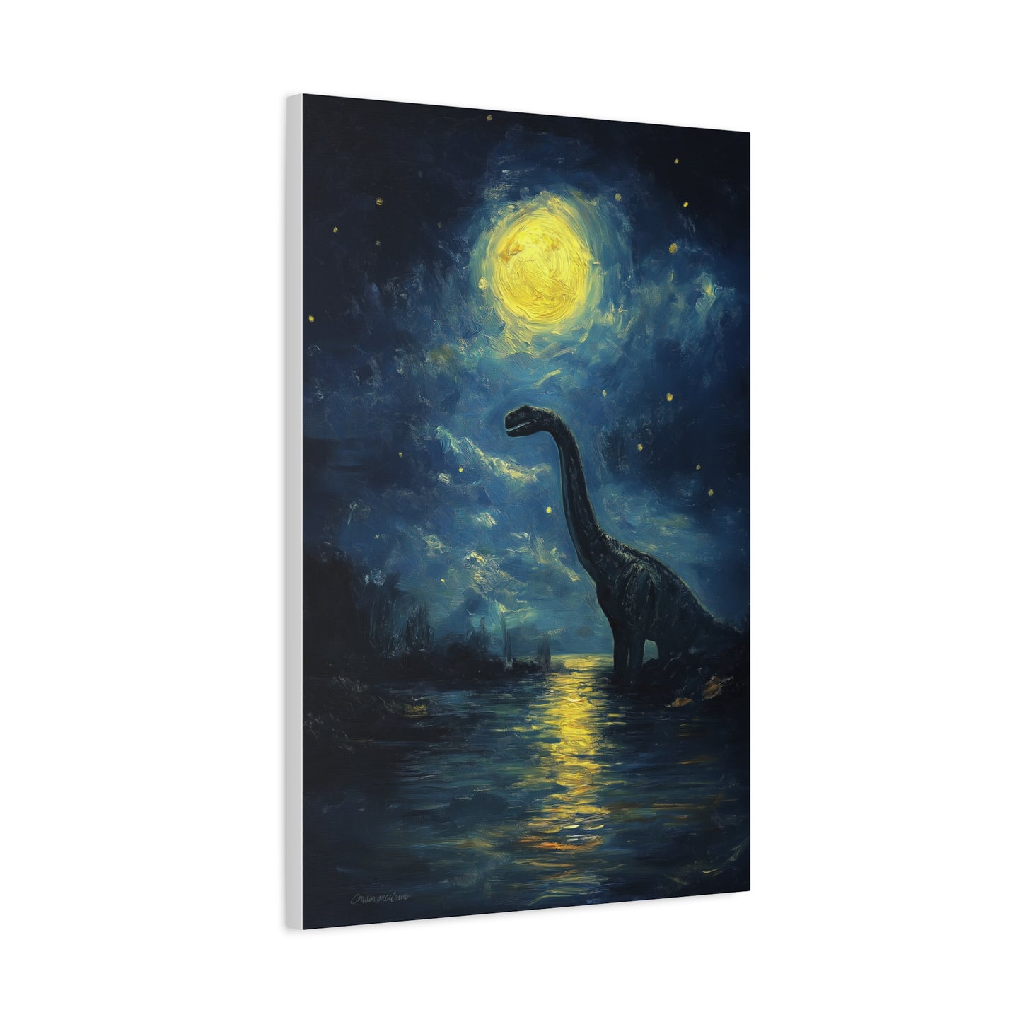 Sous la Lune, le Géant Éveille sa Nuit
