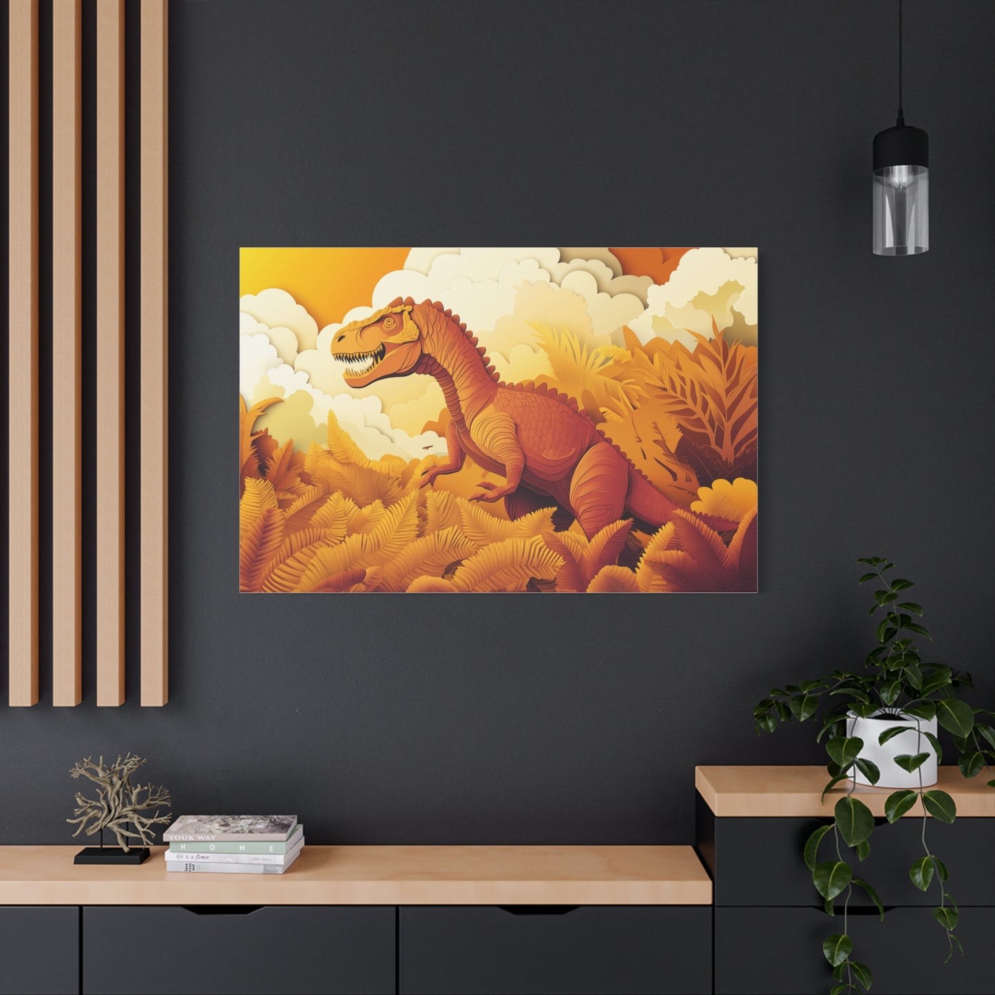 Dinosaure Majestueux à Travers le Temps