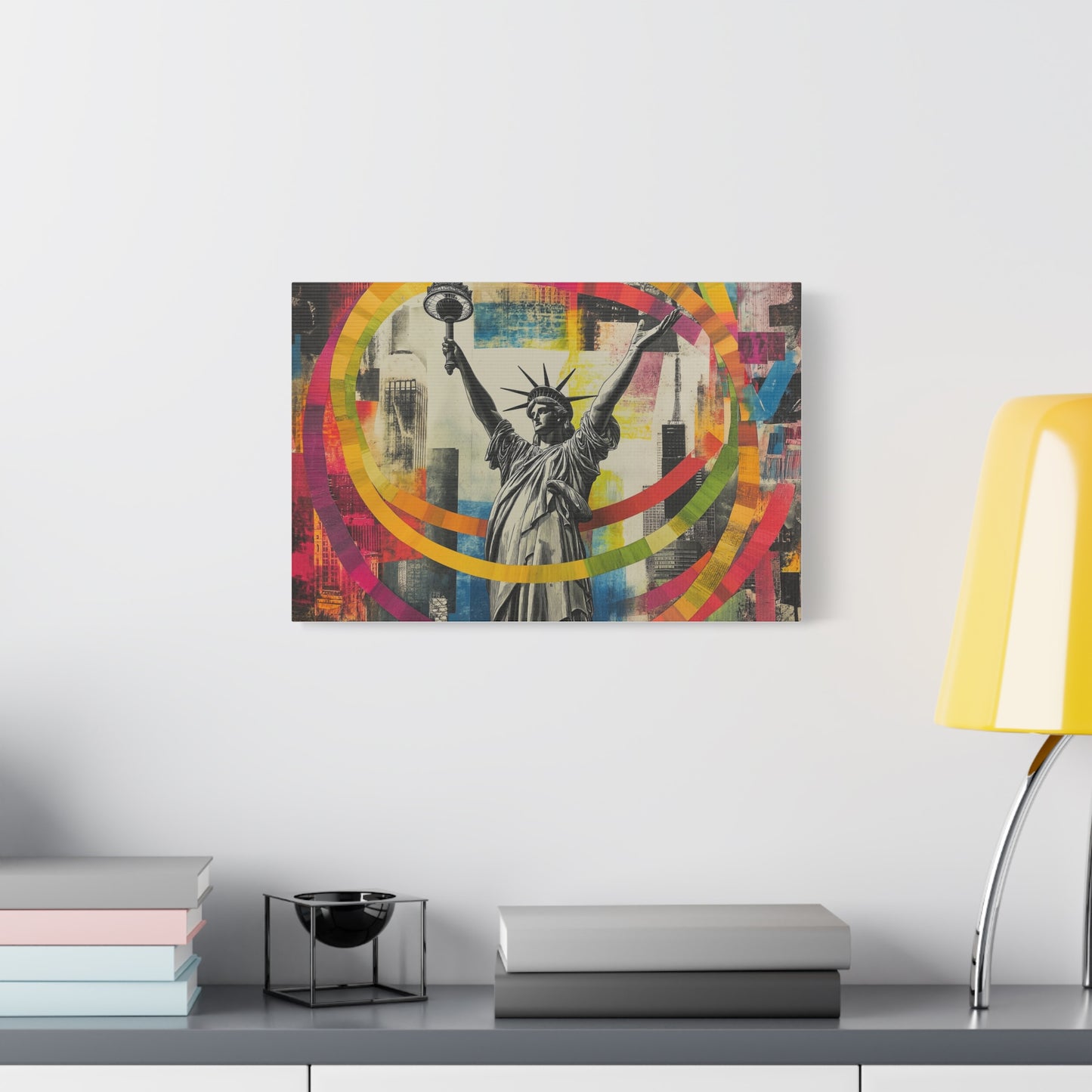Liberté Éclatante en Couleurs Urbaines