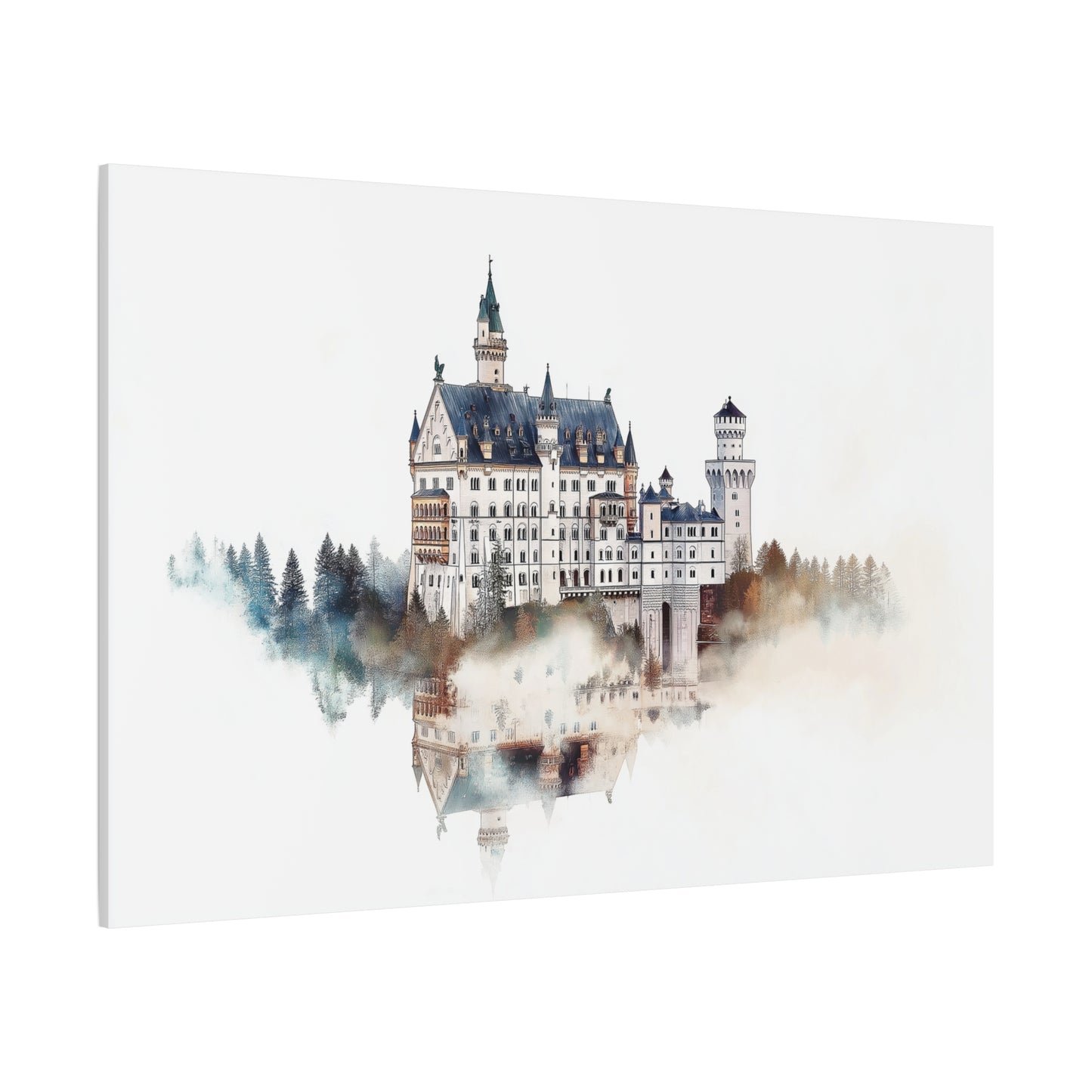 Château de Neuschwanstein au Coeur des Nuages