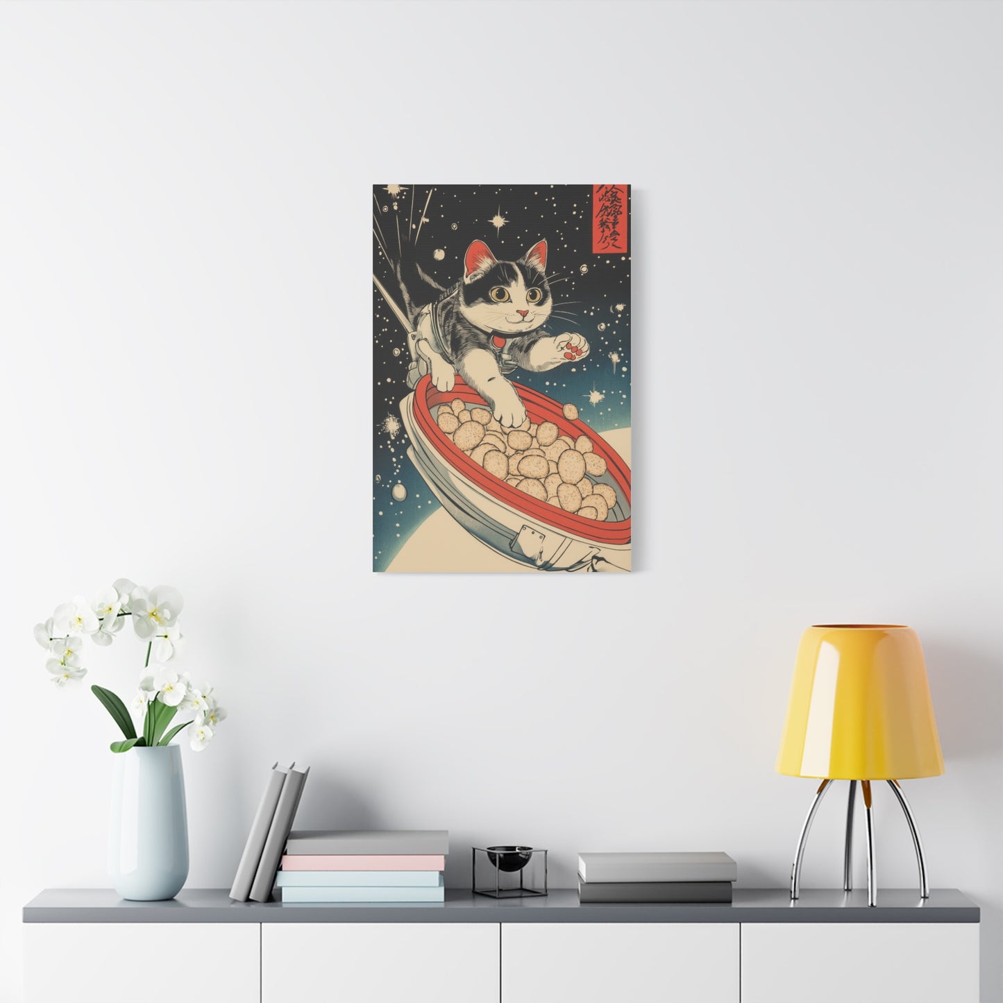 Chat Astronaute en Mission Spatiale