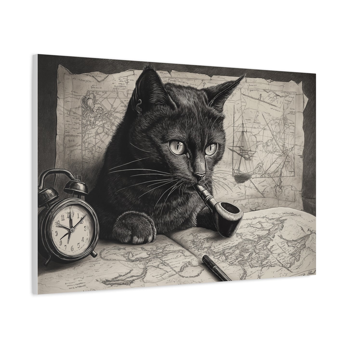 Chat Explorateur: Voyage au-delà des Mers