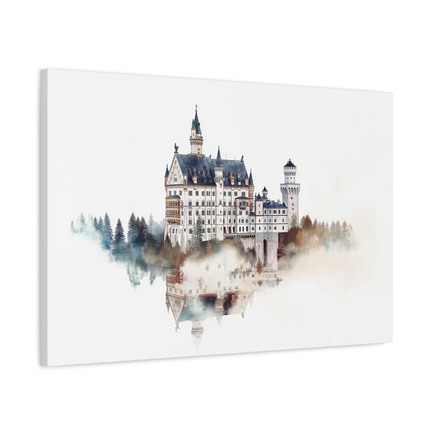 Château de Neuschwanstein au Coeur des Nuages