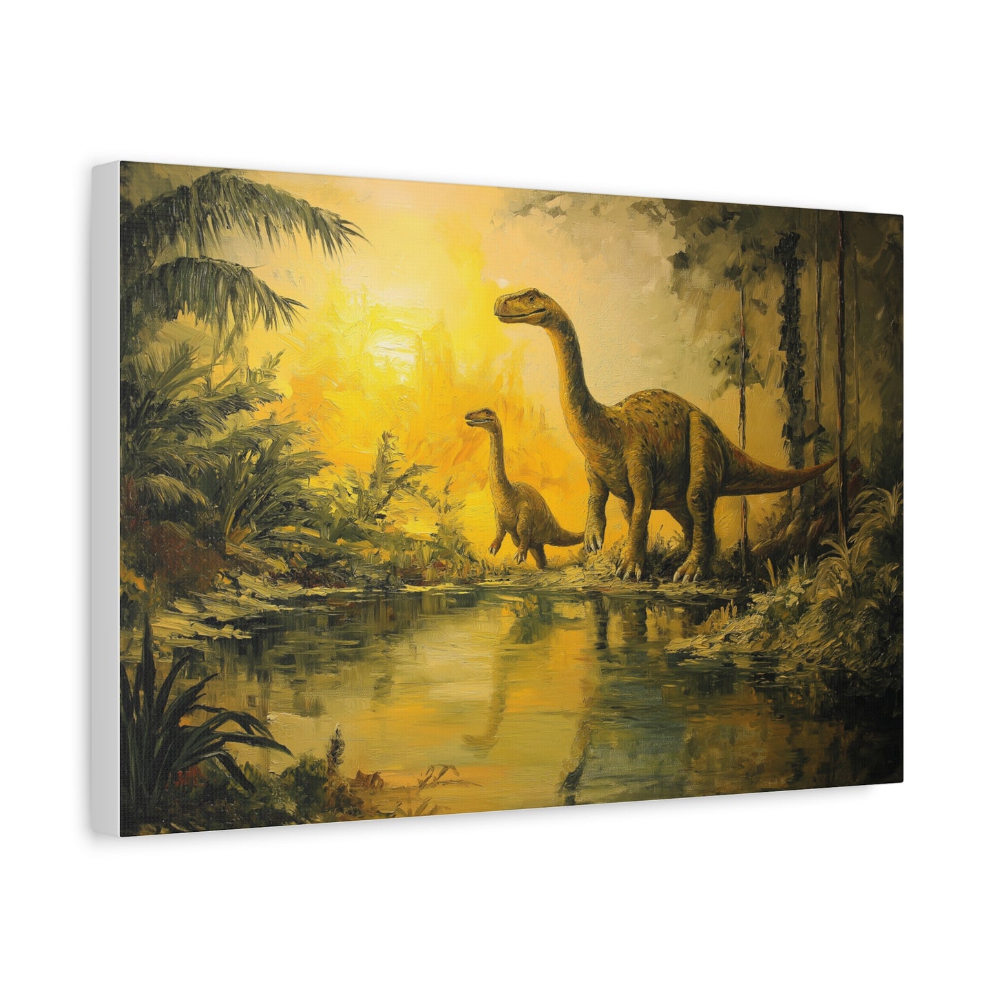 Éveil Jurassique au Lever du Soleil