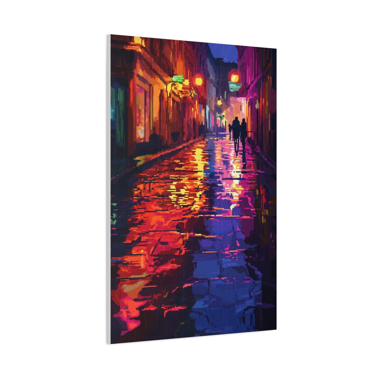 Éclats de Nuit Électrique en Pixels